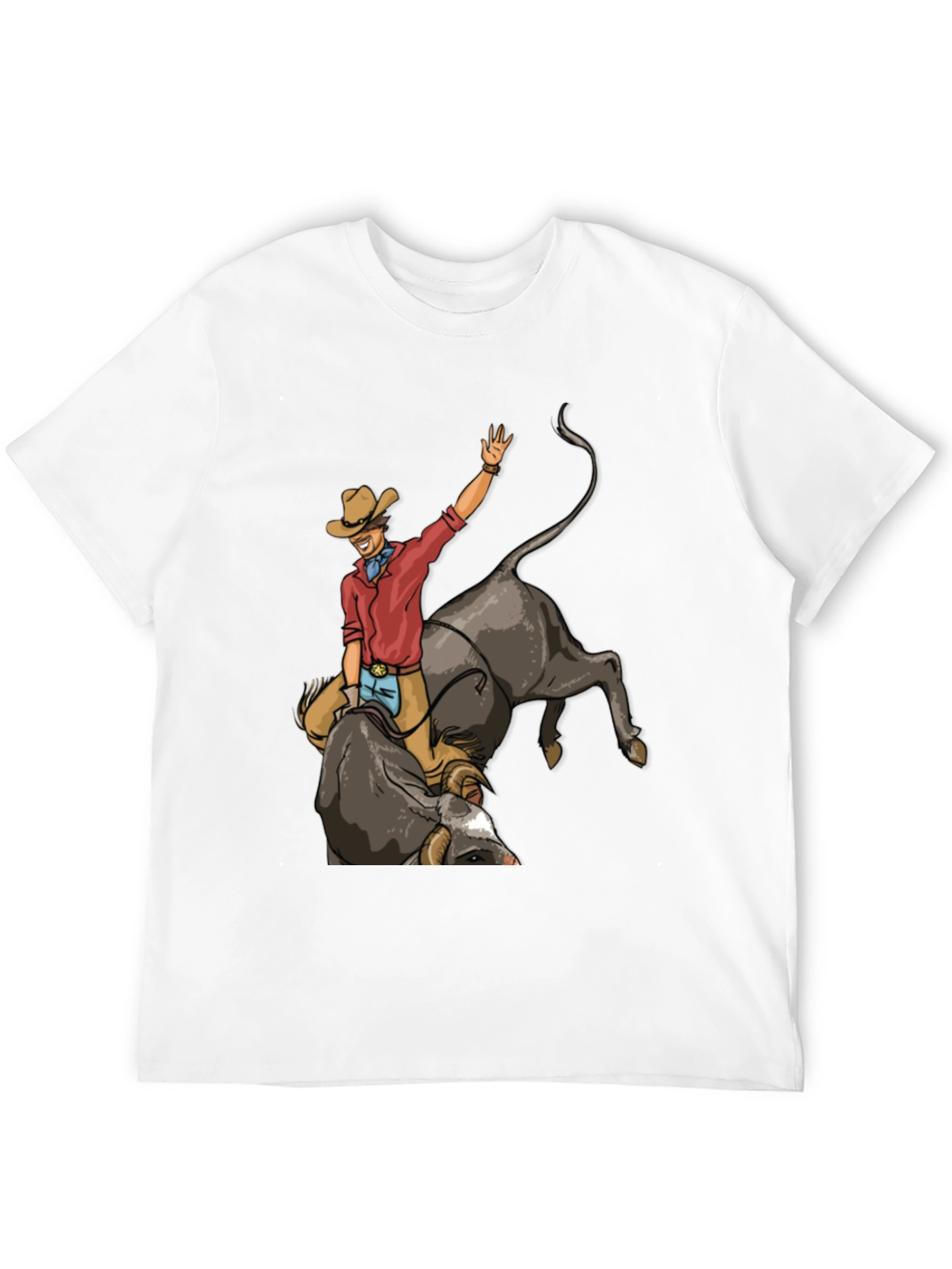 Black Rodeo Rider Graphic T-Shirt - Western Style view 12