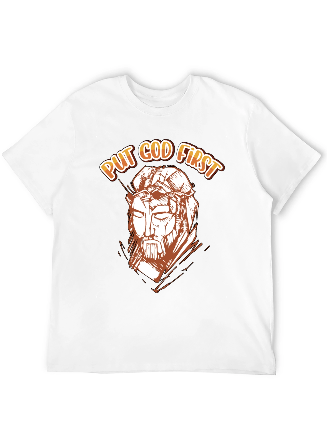 Black Put God First Graphic Tee - Religious T-Shirt view 12