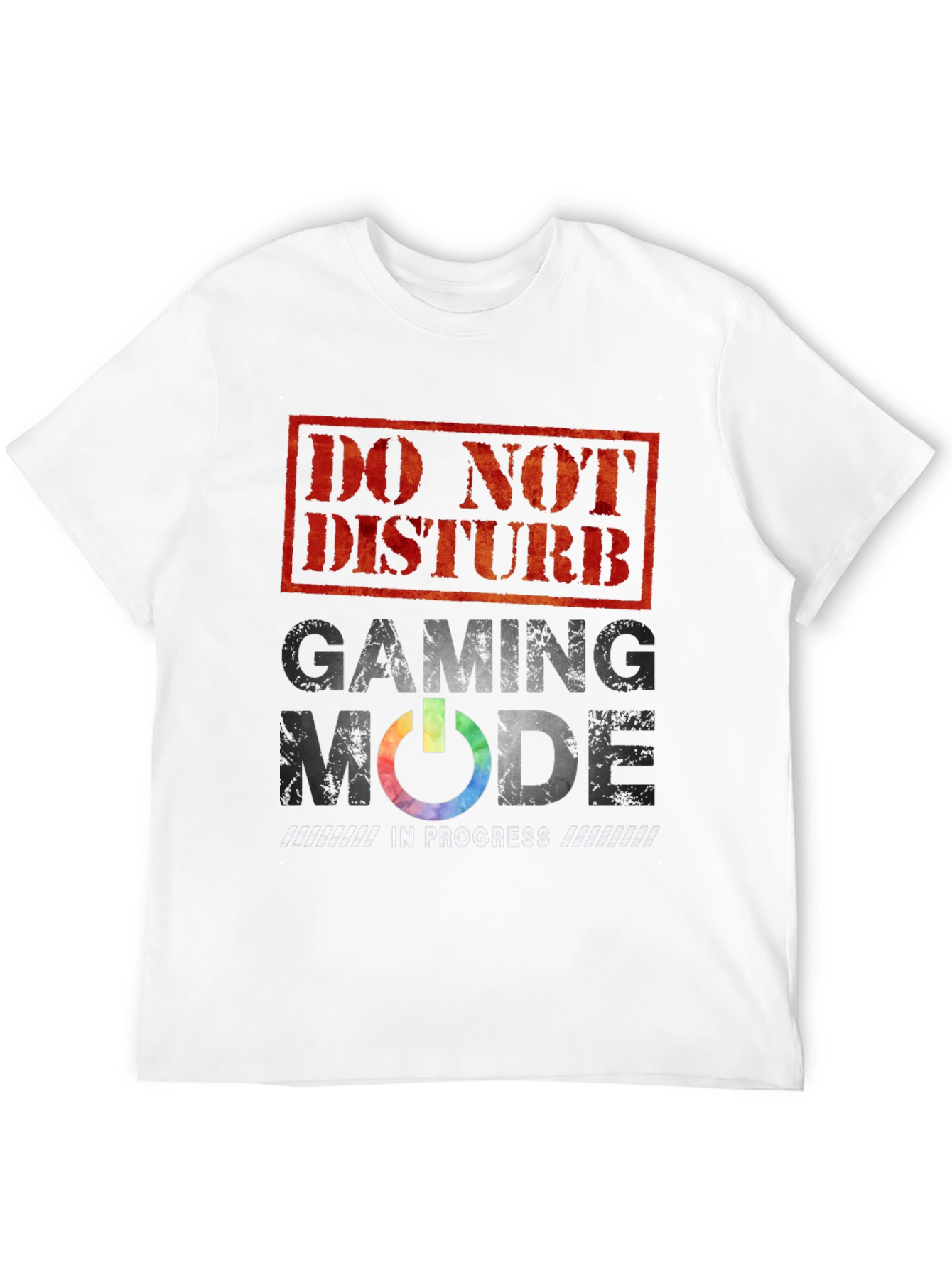 Black Gaming Mode Activated Graphic Tee view 12