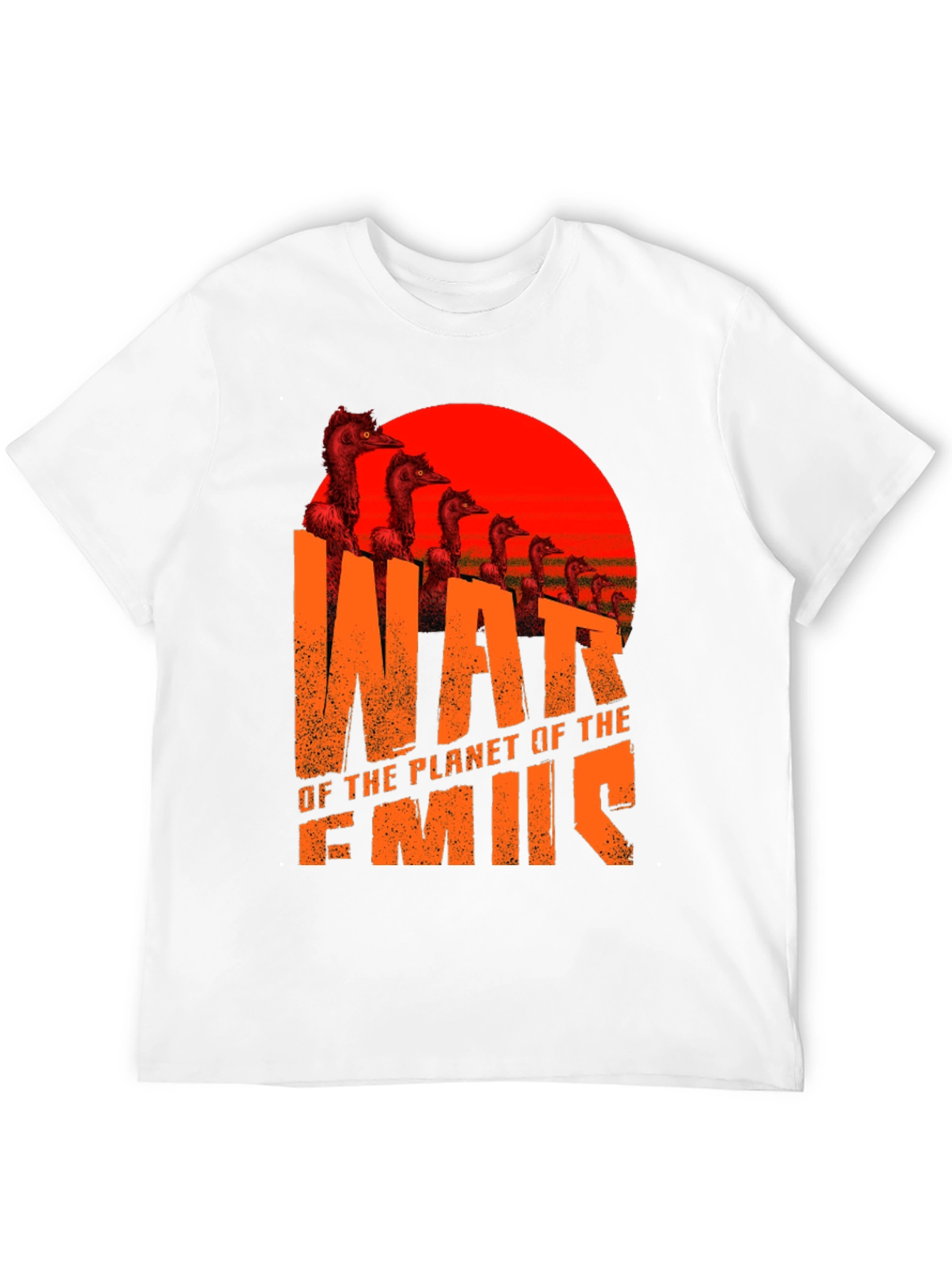 Black War of the Planet of the Emus T-Shirt view 12