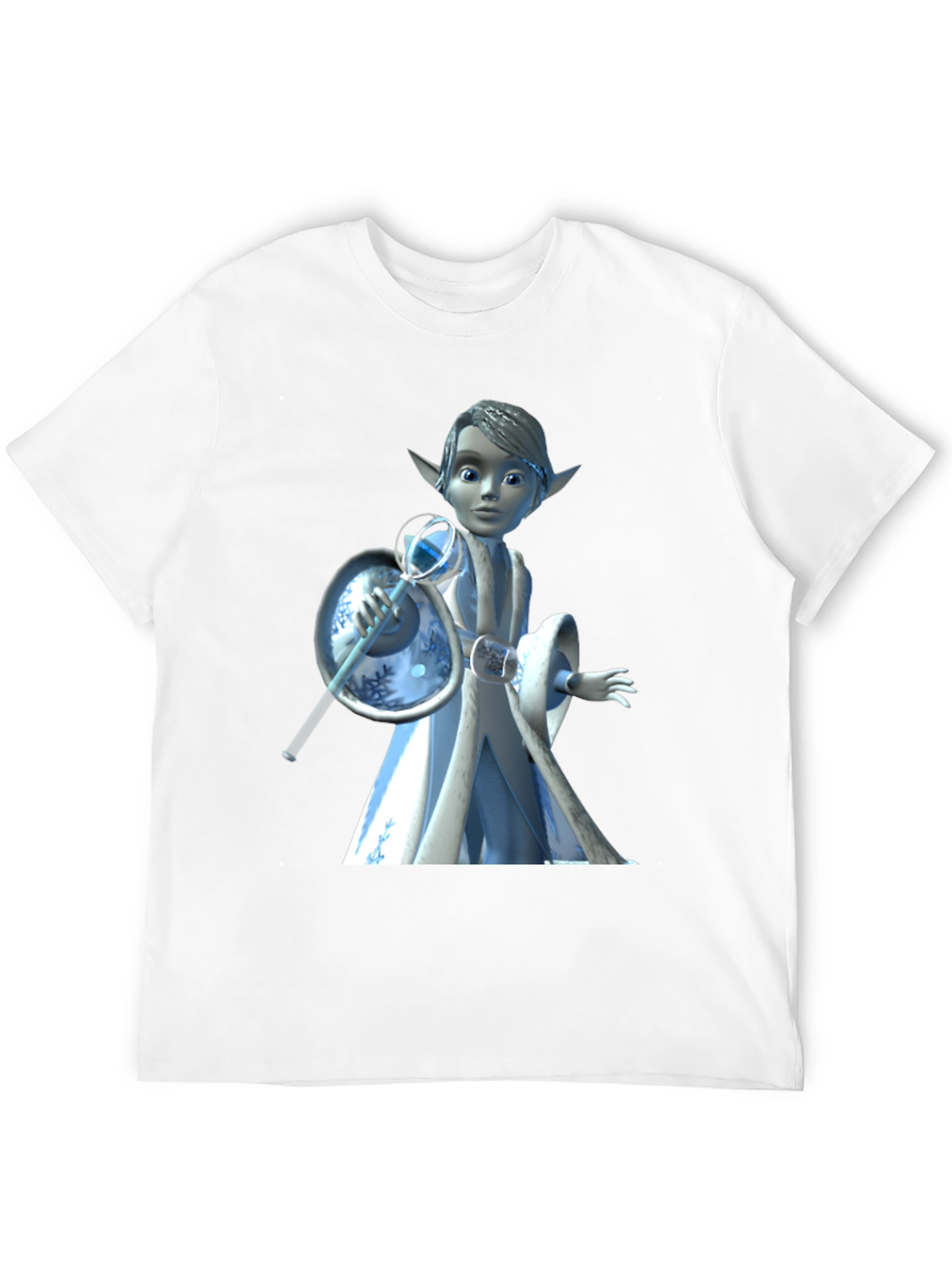 Black Cartoon Character Graphic Tee - Black T-Shirt view 12