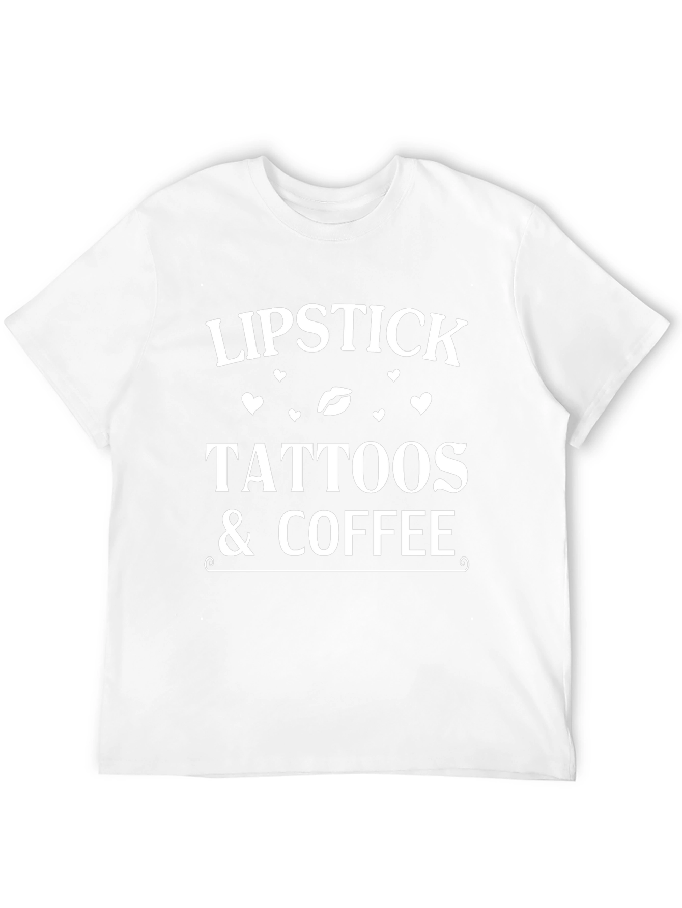 Black Lipstick Tattoos & Coffee Graphic Tee view 12