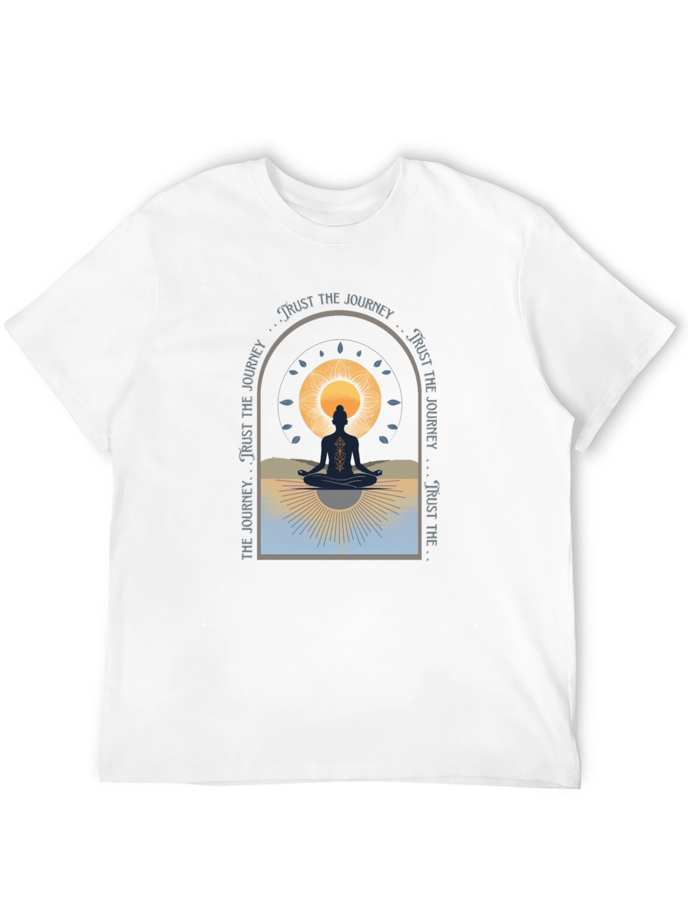 Black Trust the Journey Graphic T-Shirt view 12