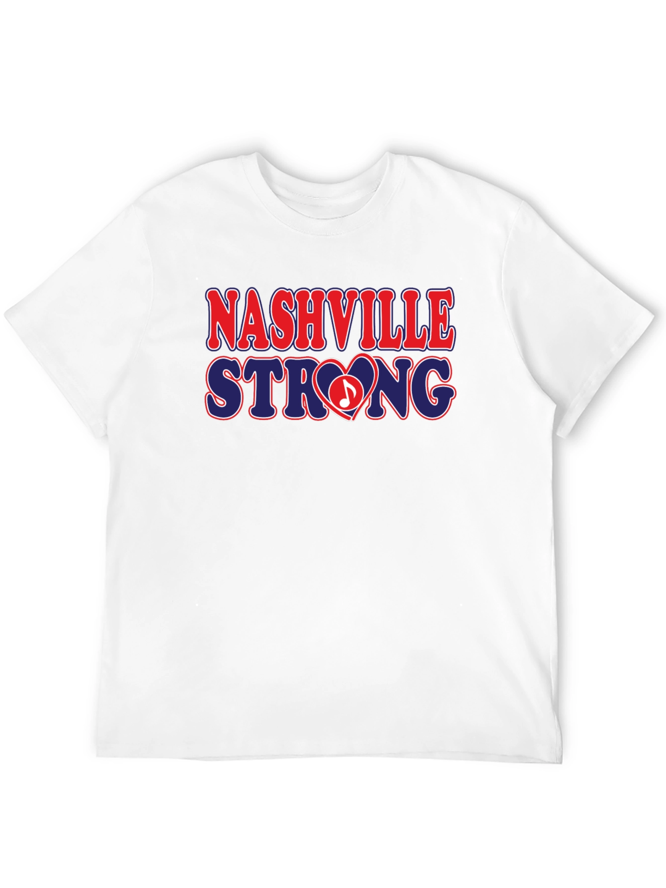 Black Nashville Strong Graphic T-Shirt view 12