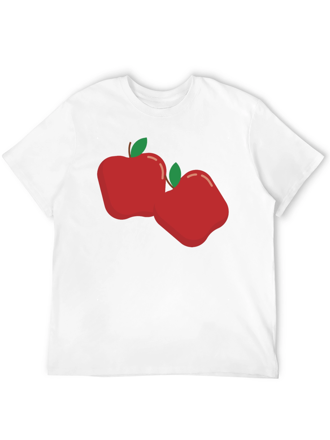 Black Bold Apple Graphic Tee - Soft & Stylish Black T-Shirt view 12