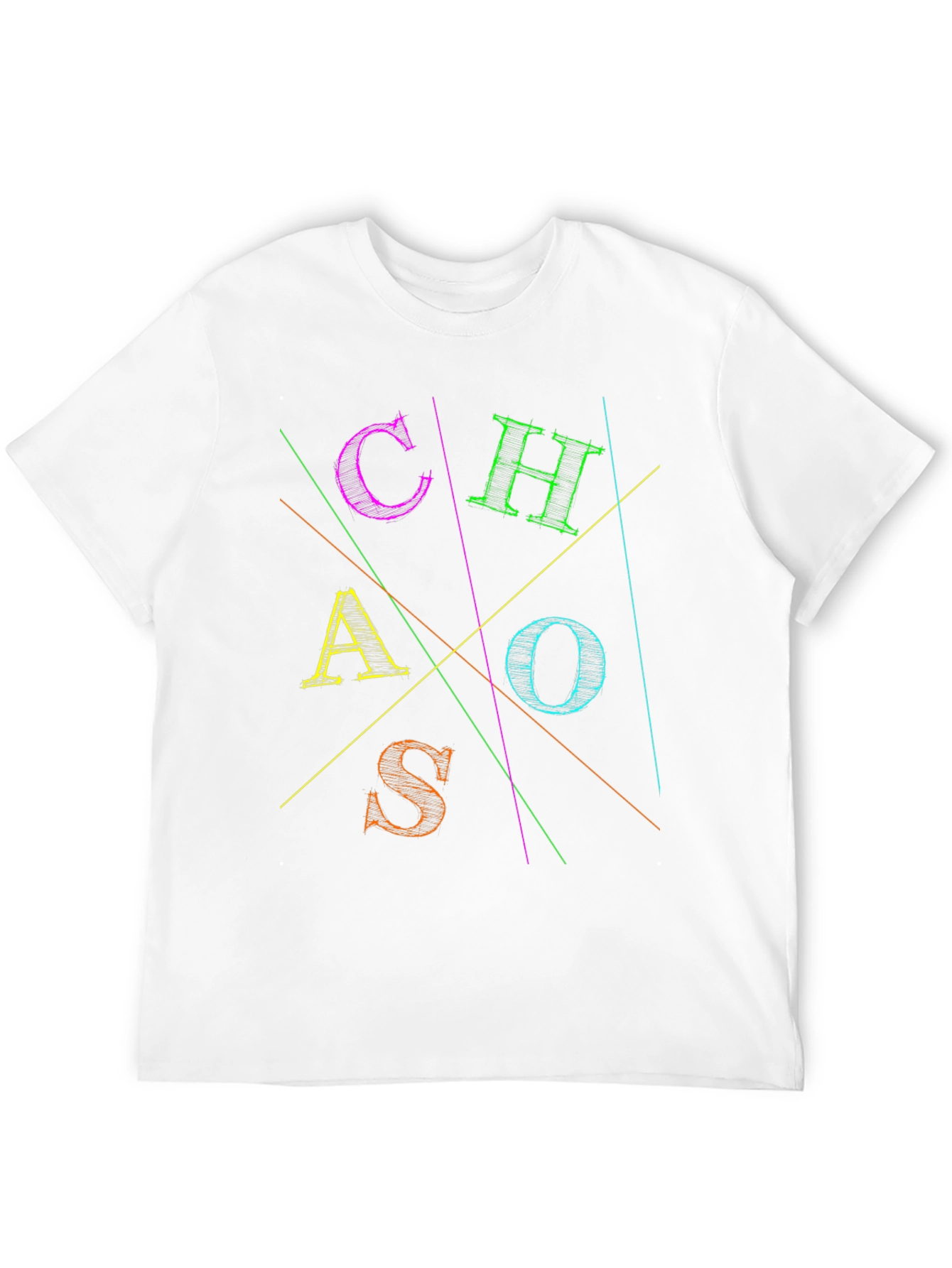 Chaos Graphic Tee - Men's Short Sleeve Crew Neck - 12