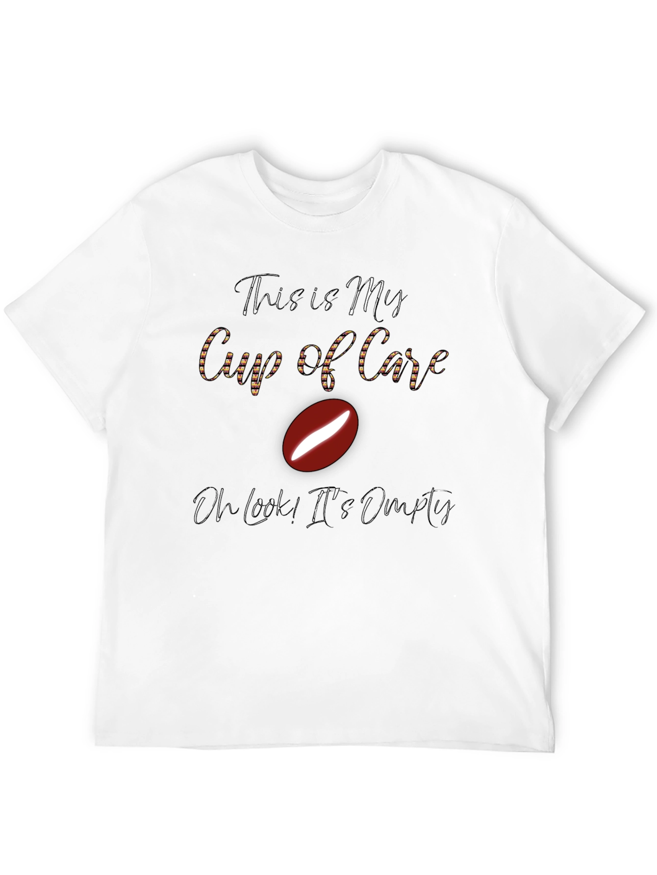 Black Funny Coffee Lover T-Shirt - My Cup of Care view 12