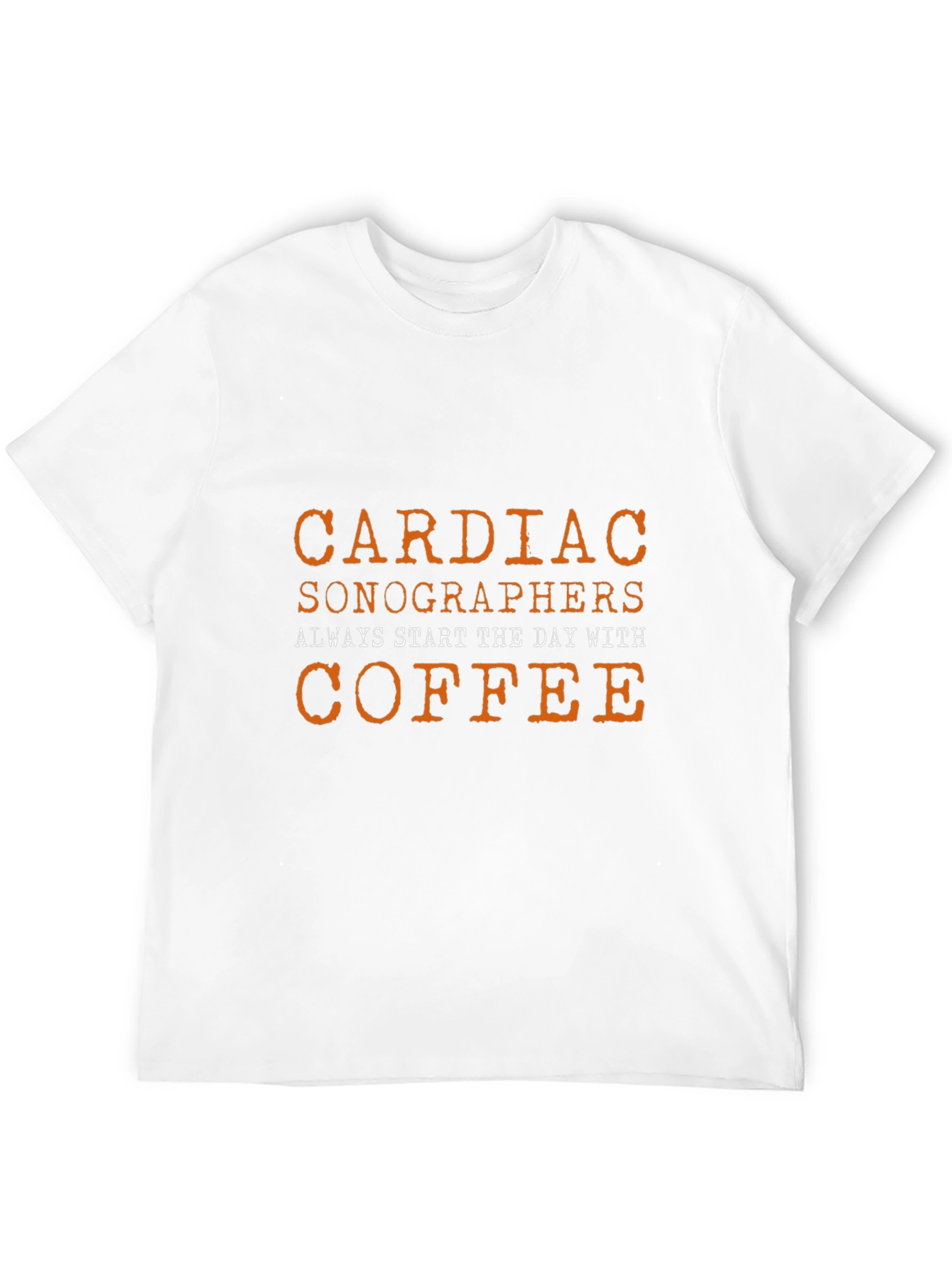 Black Cardiac Sonographers Coffee T-Shirt view 12