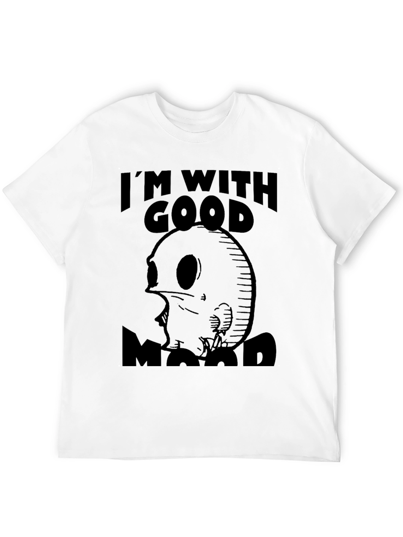 Black I'm With Good Mood Graphic Tee - Black view 12