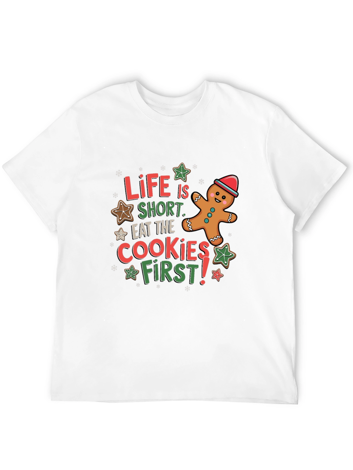 Black Life is Short Eat the Cookies T-Shirt view 12