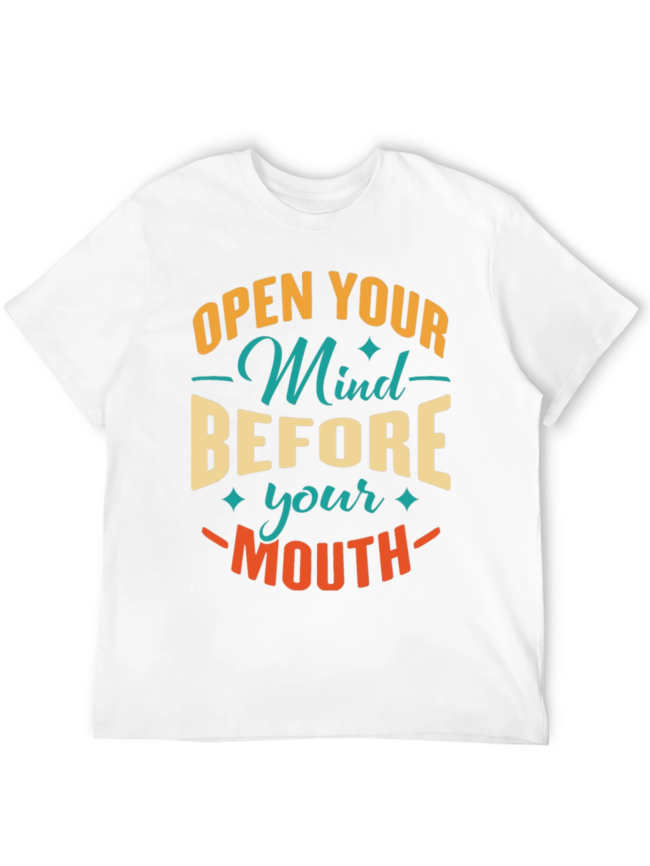 Black Open Mind Graphic Tee - Unisex view 12