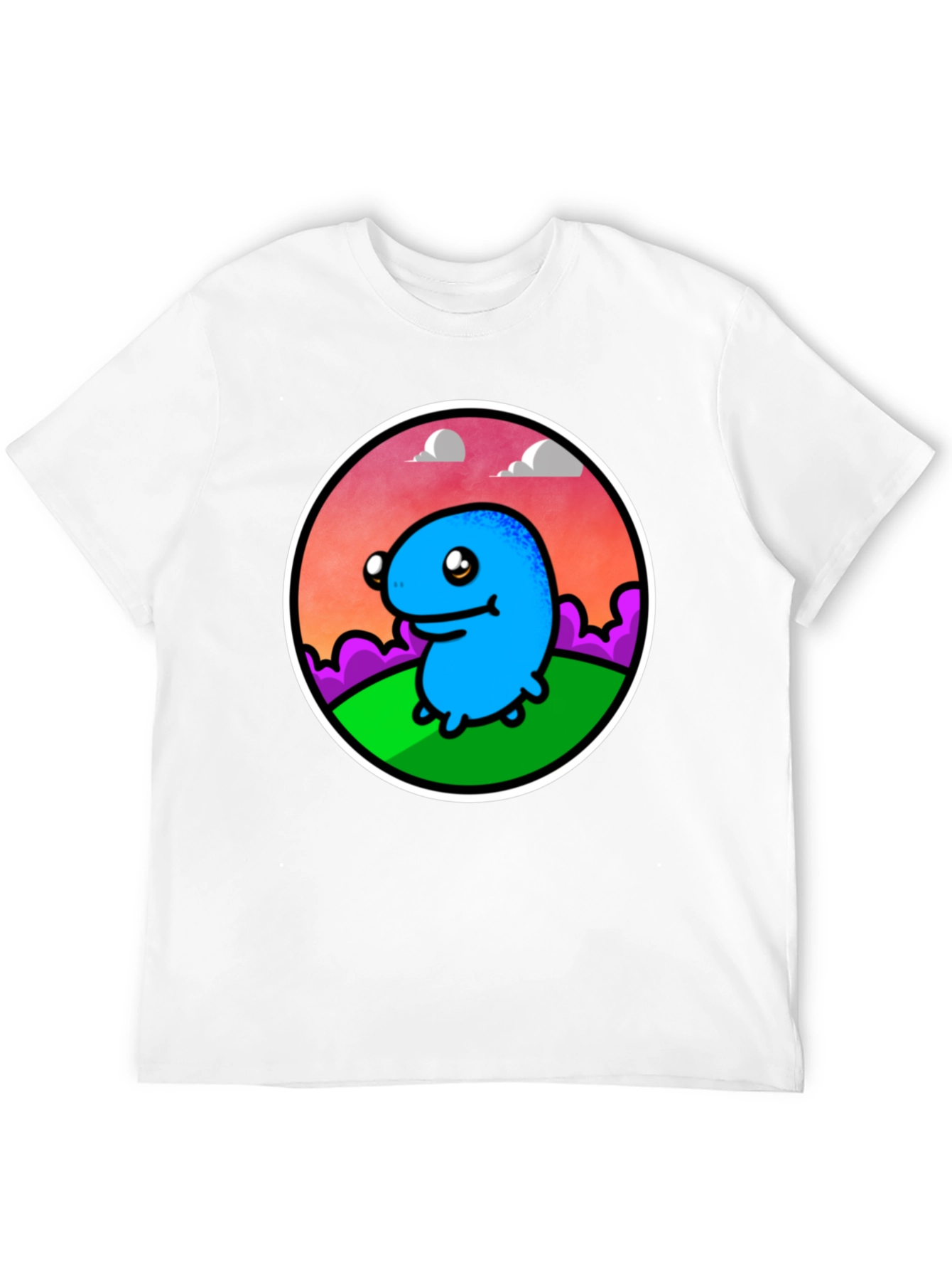 Black Cartoon Character Graphic Tee view 12