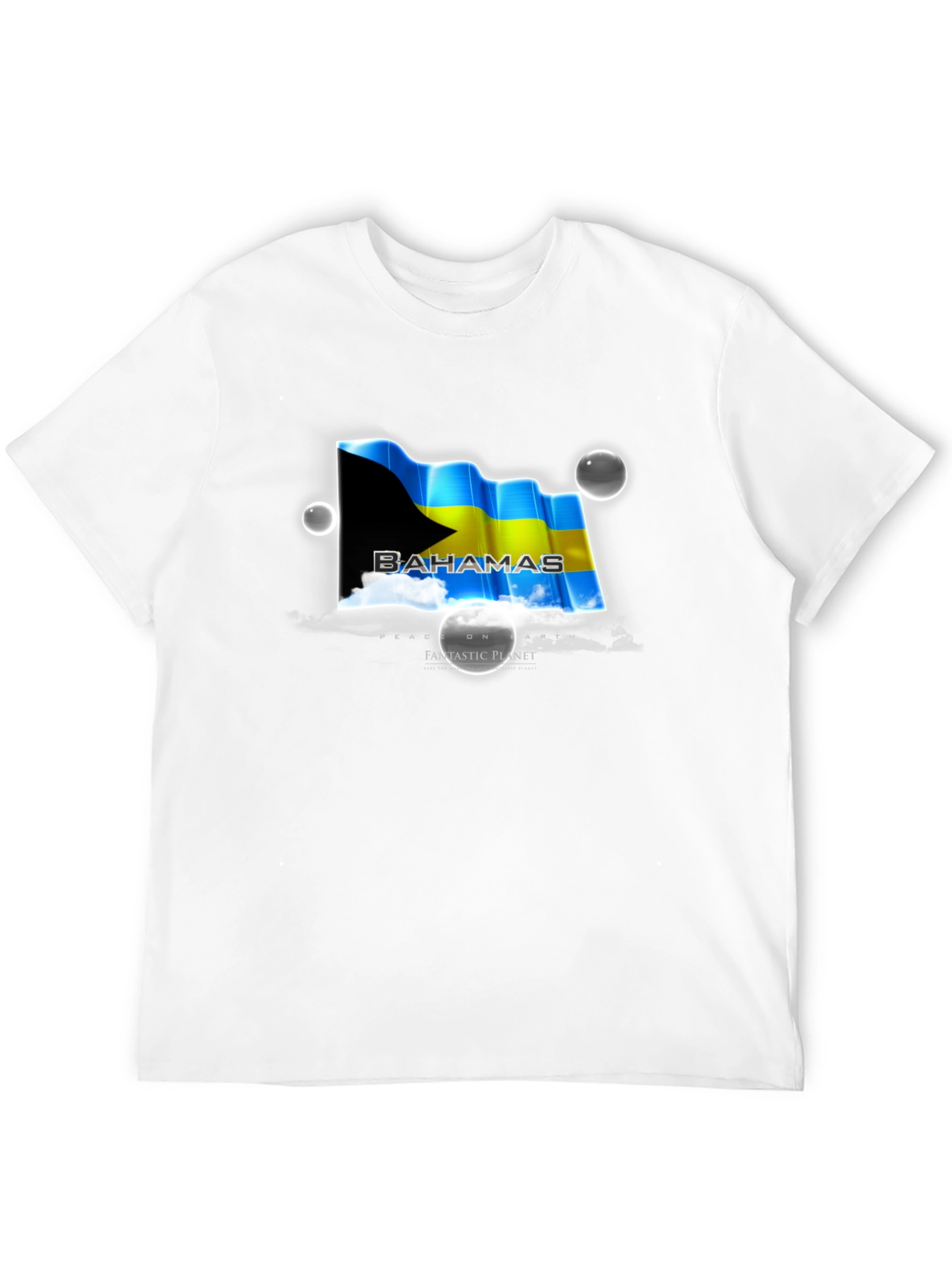 Black Bahamas Flag T-Shirt - Island Pride view 12