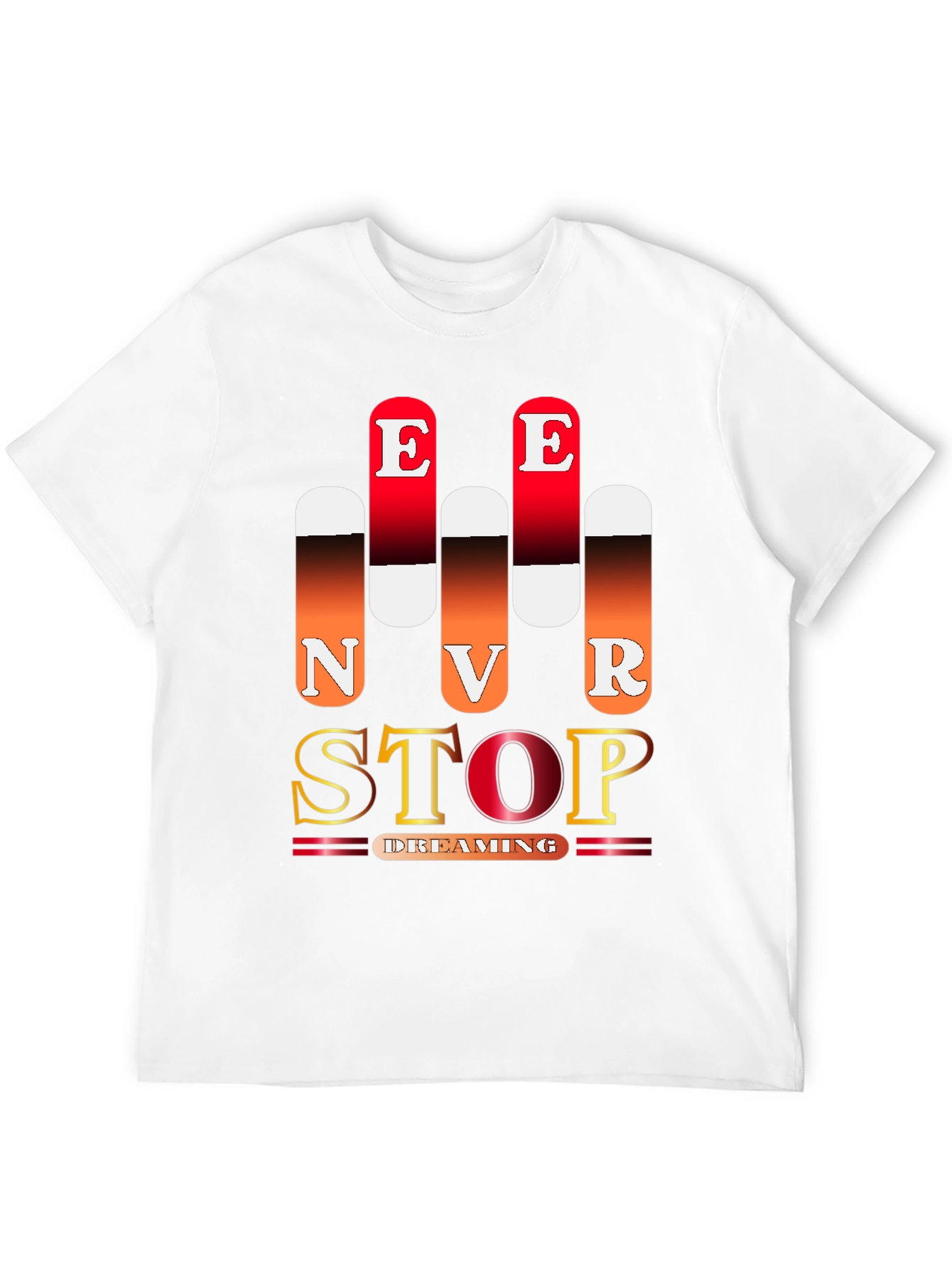 Black Never Stop Dreaming Graphic Tee view 12
