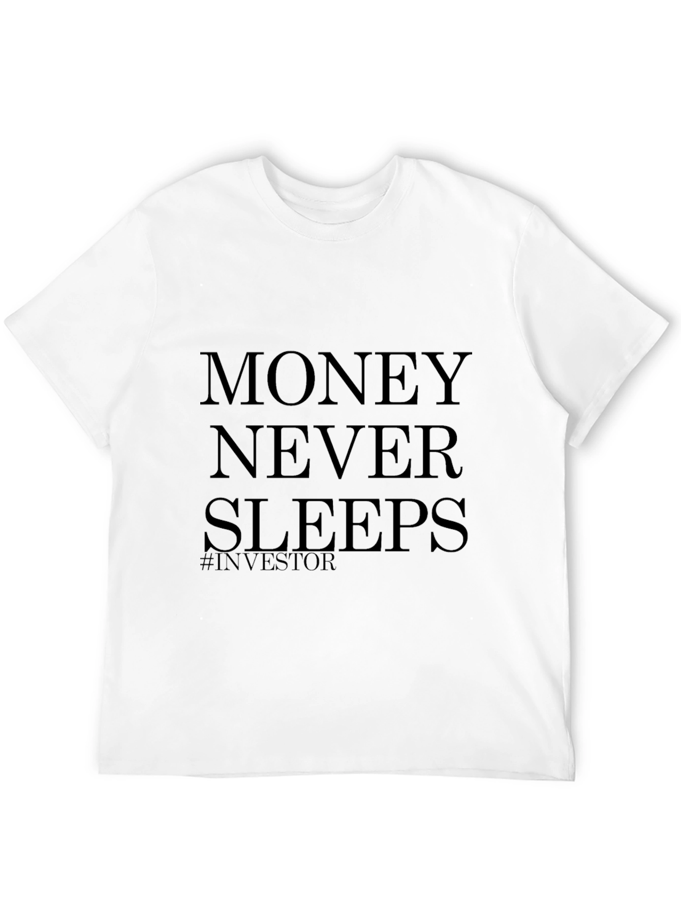 Black Money Never Sleeps Investor T-Shirt view 12