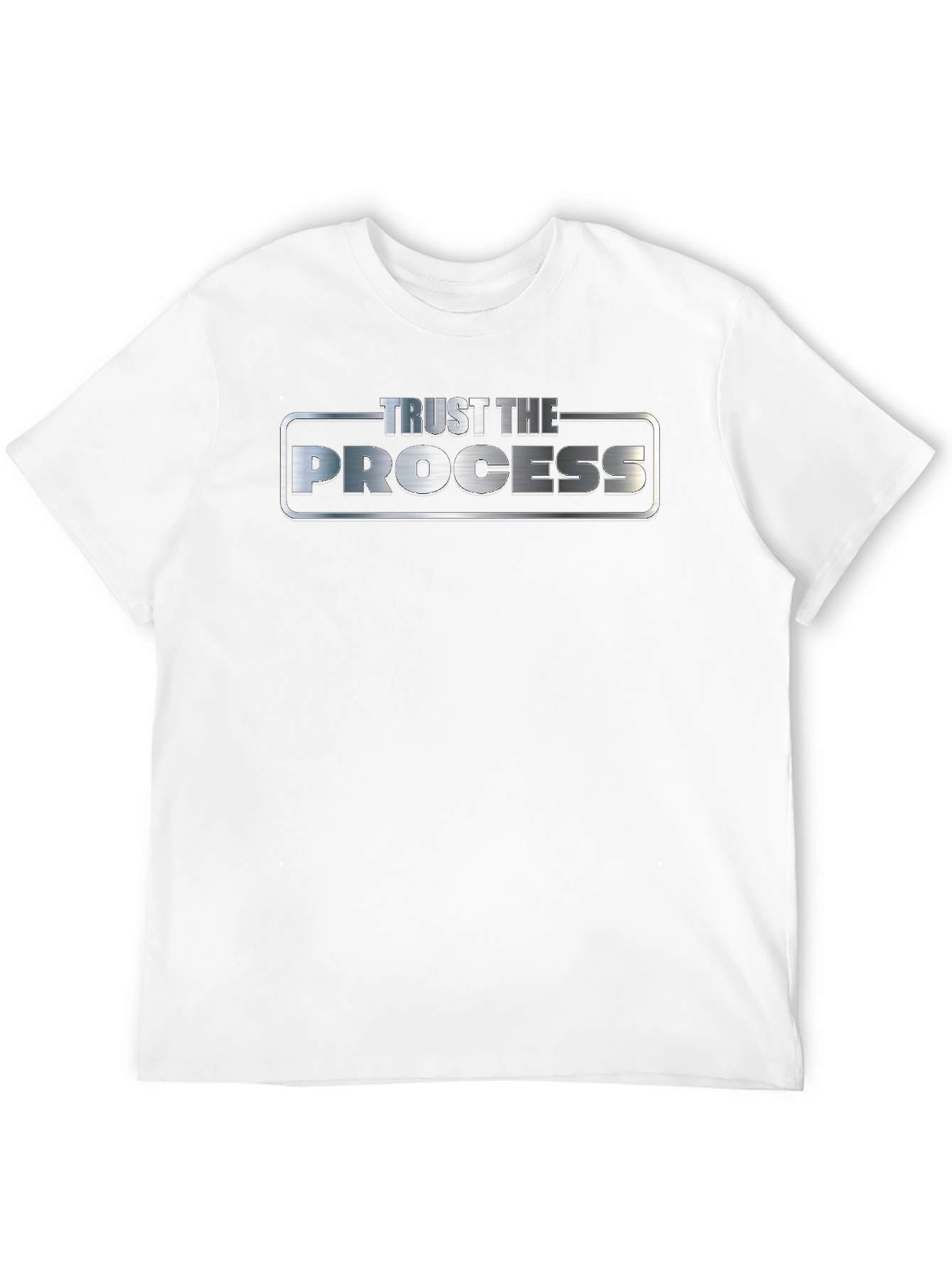 Black Trust The Process Graphic Tee - Black Cotton Blend Shirt view 12