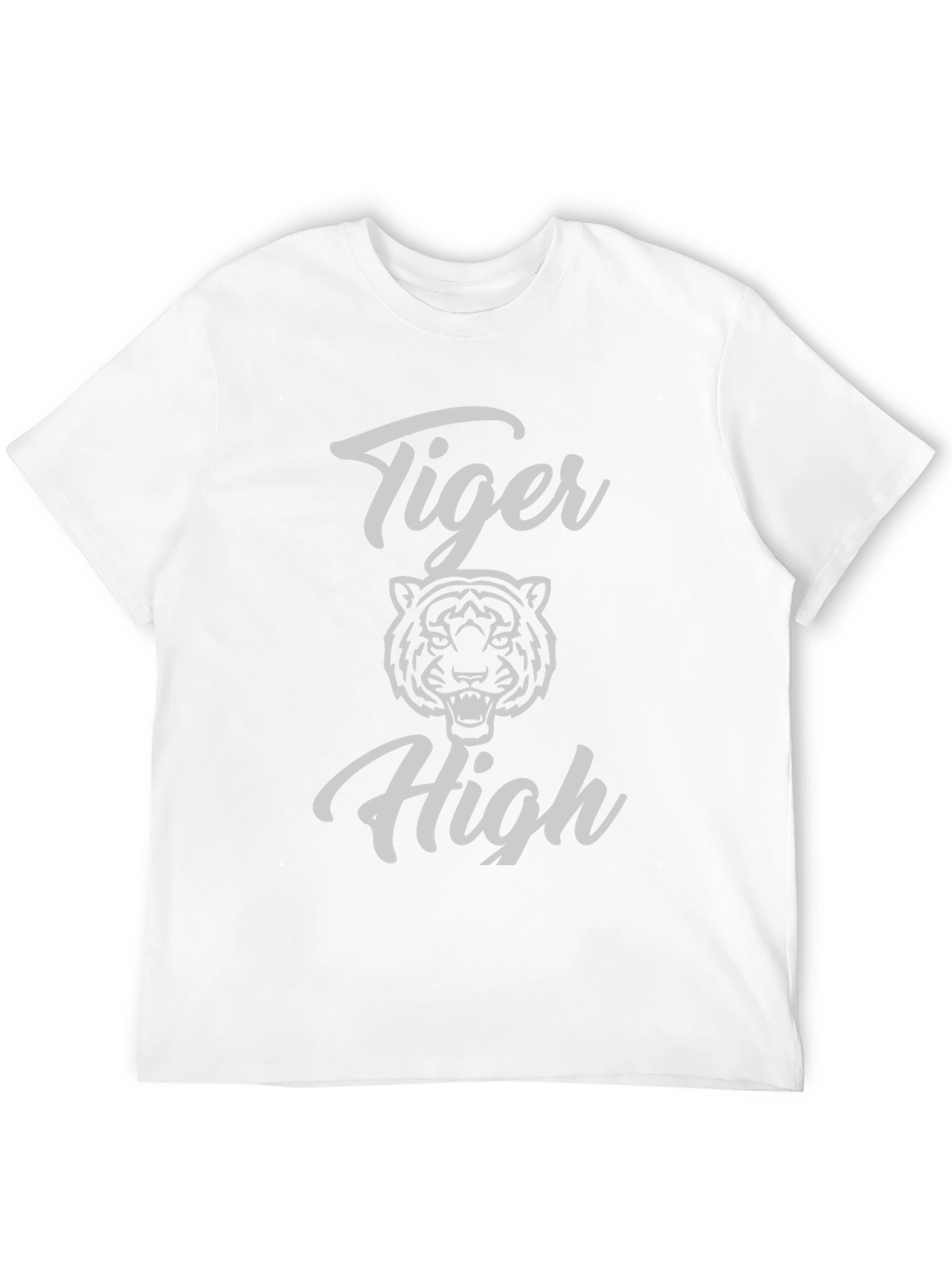 Black Tiger High T-Shirt - Black Graphic Tee view 12