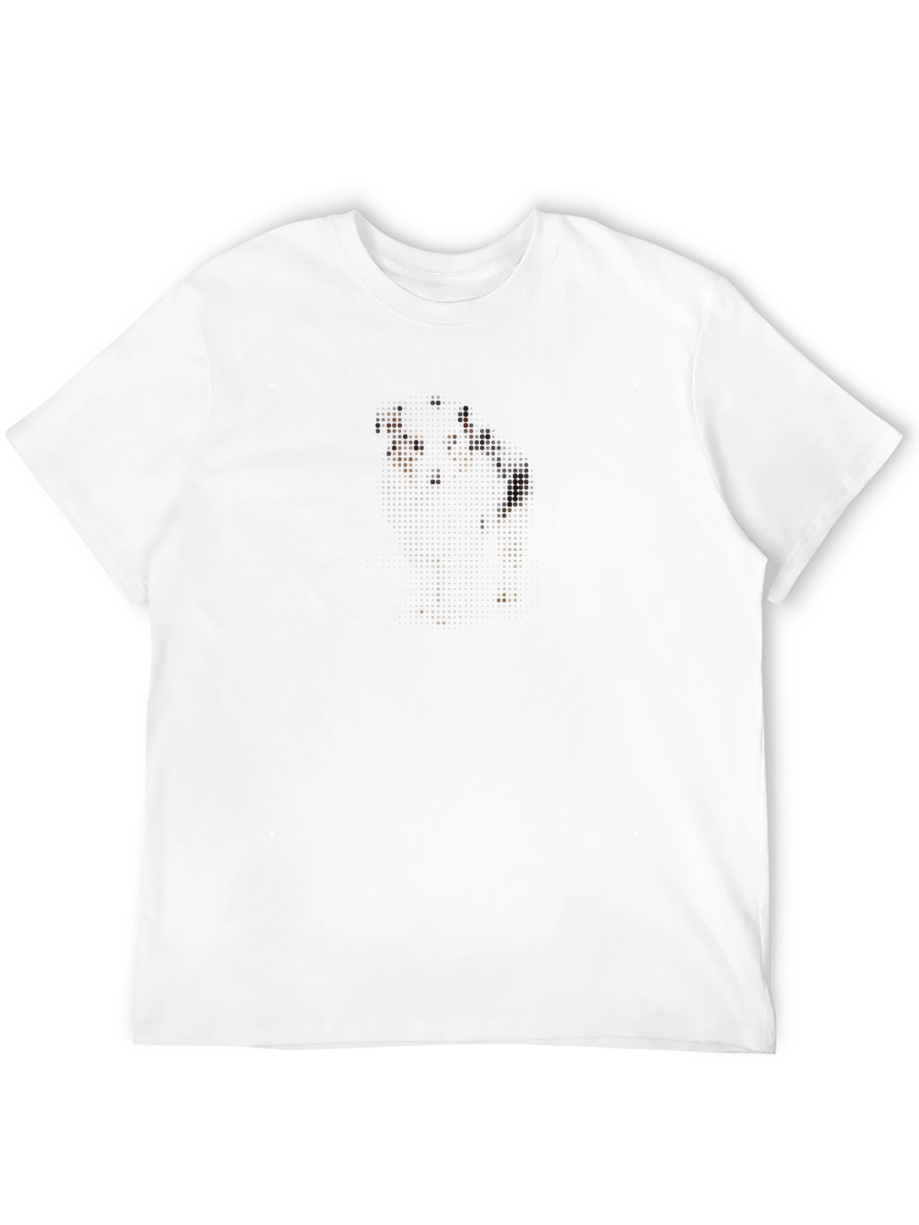 Black Graphic Pixelated Duo Black T-Shirt view 12