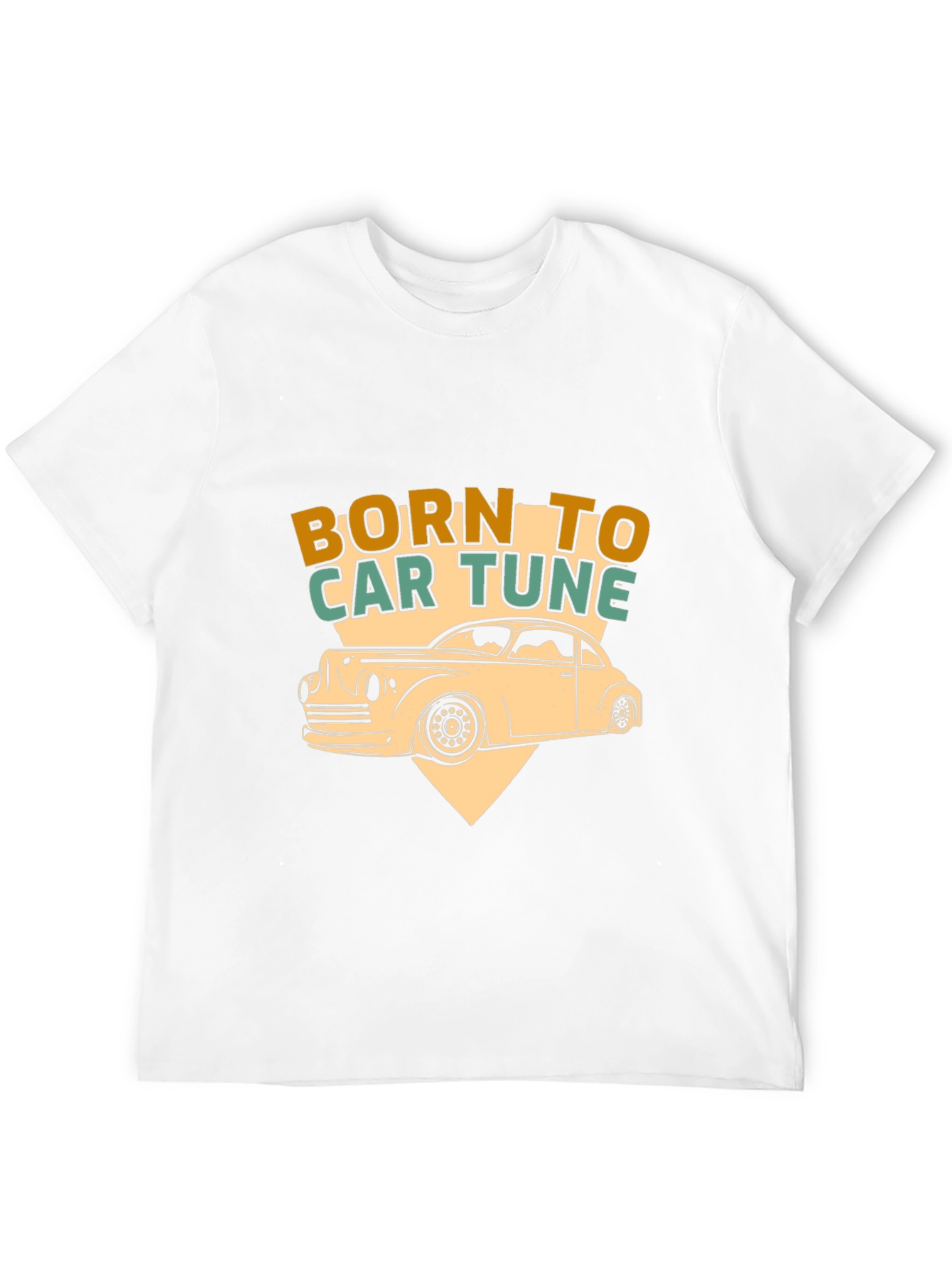 Black Born to Car Tune Graphic T-Shirt view 12