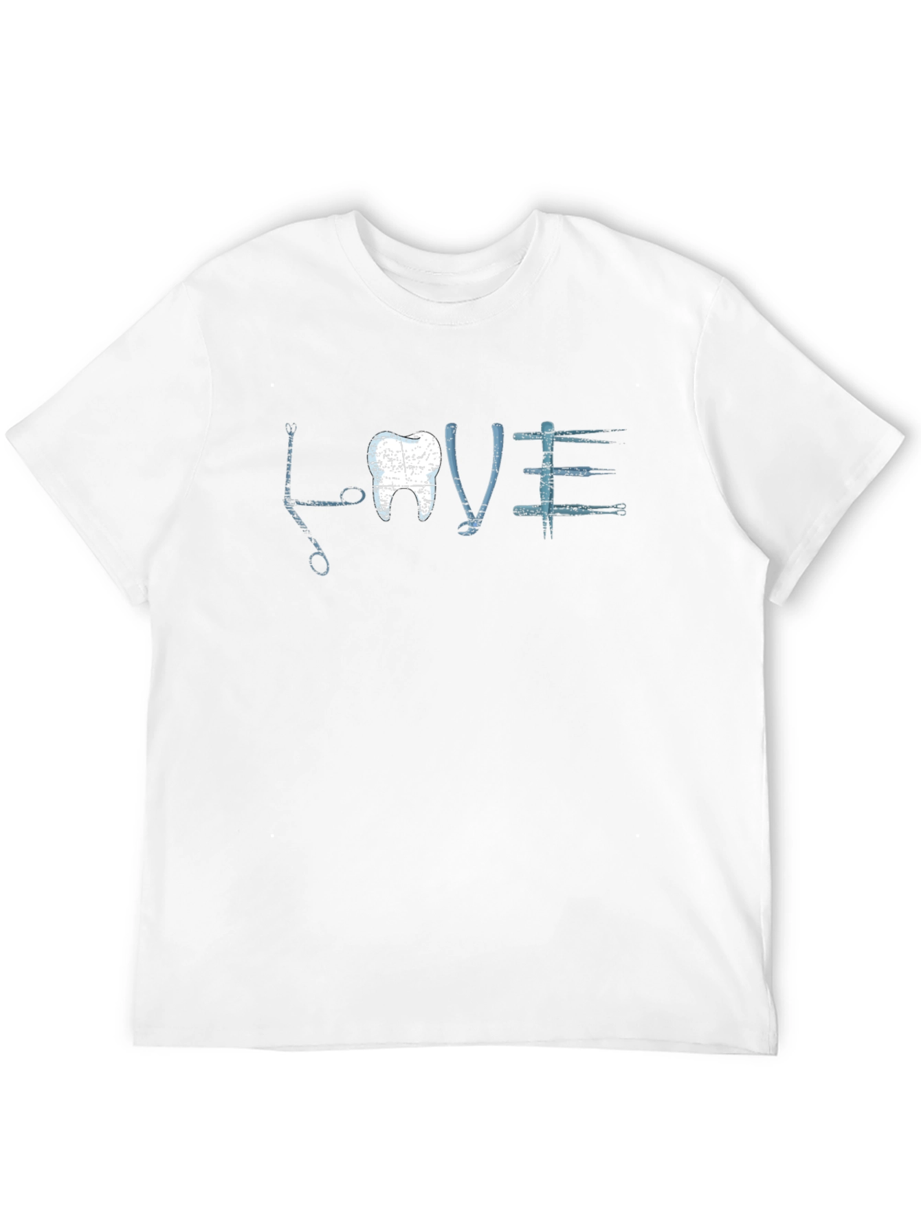 Black Dentist Love T-Shirt - Dental Hygiene Tee view 12