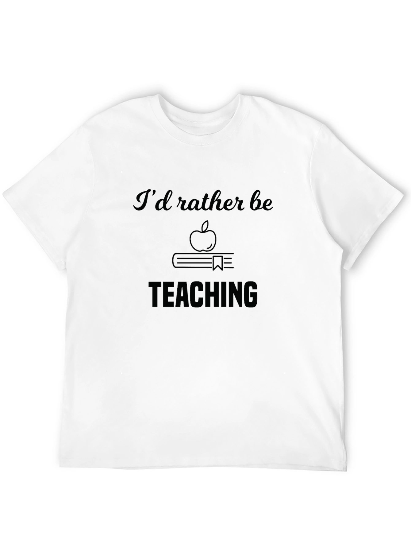 Black Teacher's Tee: Rather Be Teaching view 12