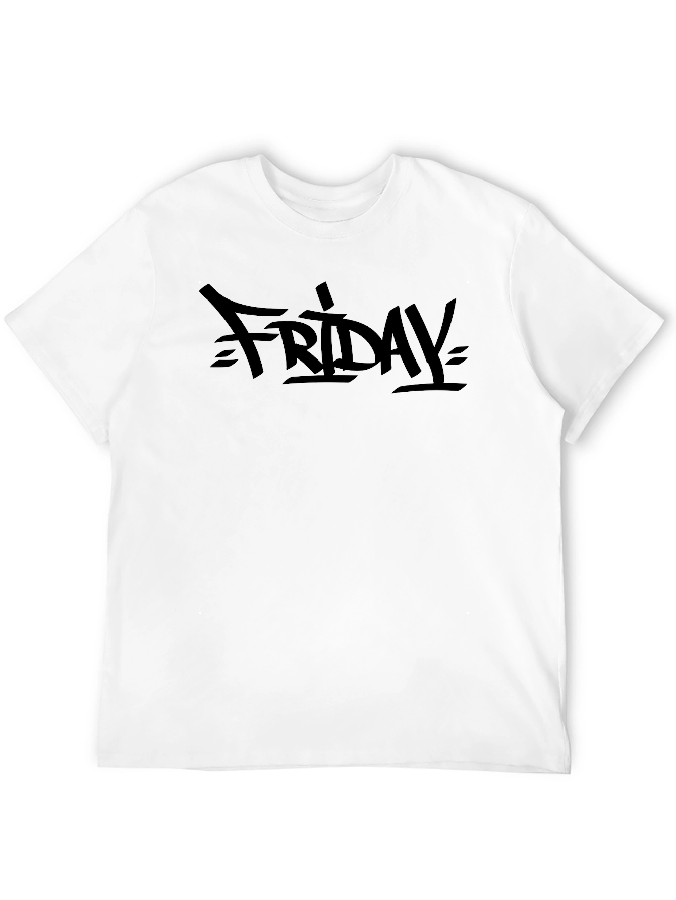 Black Friday Graphic Print Black T-Shirt view 12