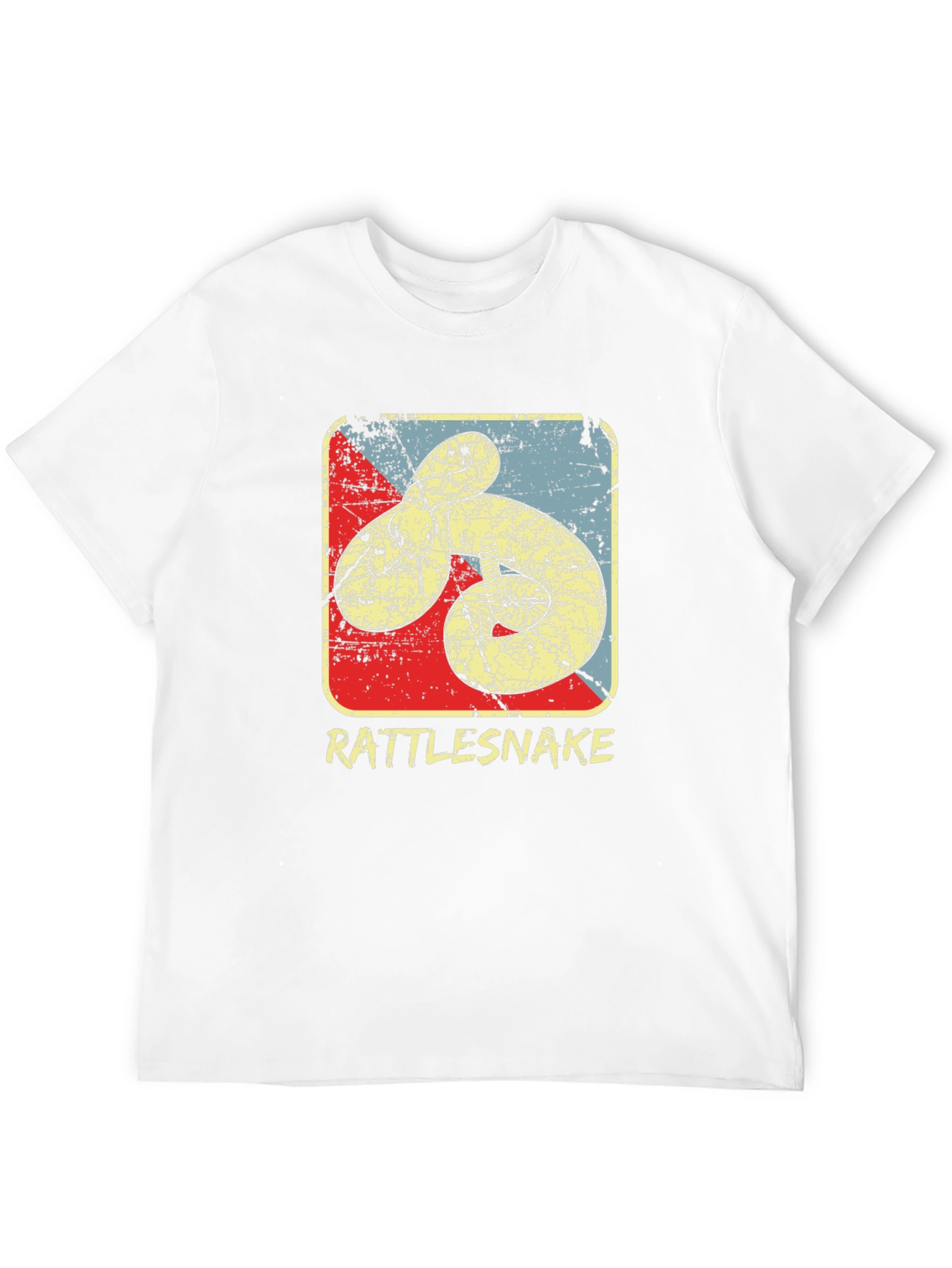 Black Rattlesnake Graphic Print T-Shirt view 12