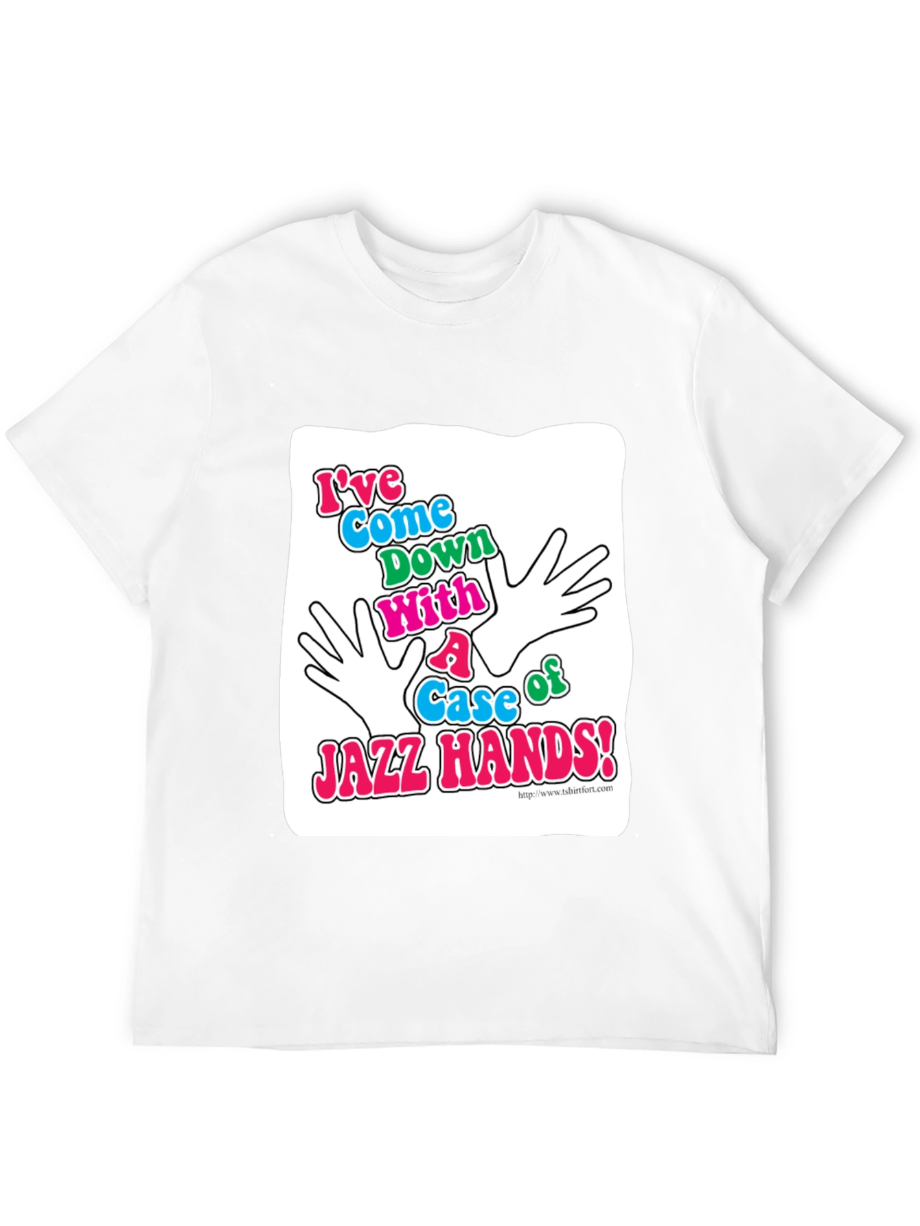 Black Jazz Hands Graphic T-Shirt - Black Cotton Tee view 12