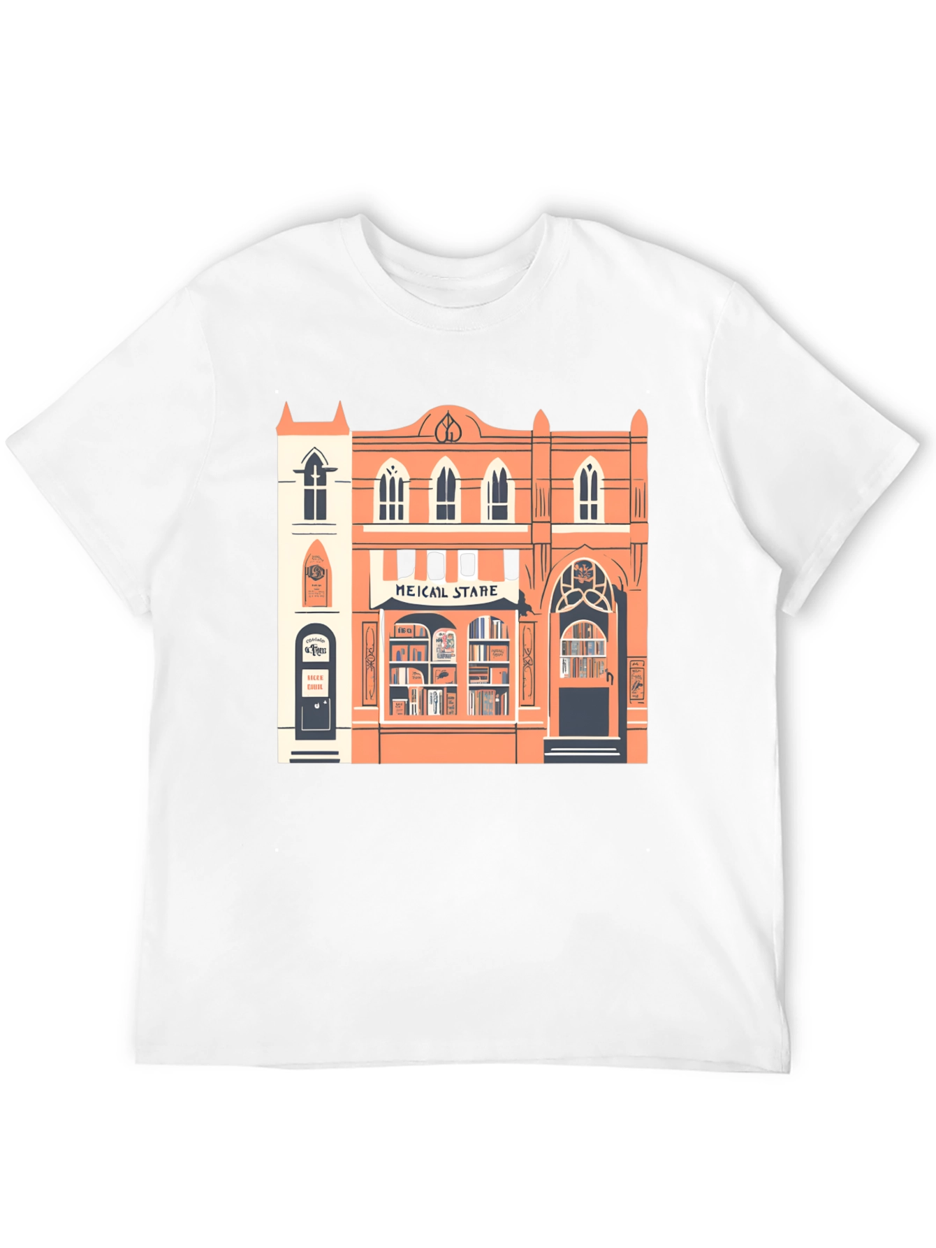Black Bookstore Graphic Tee - Stylish Unisex T-Shirt view 12