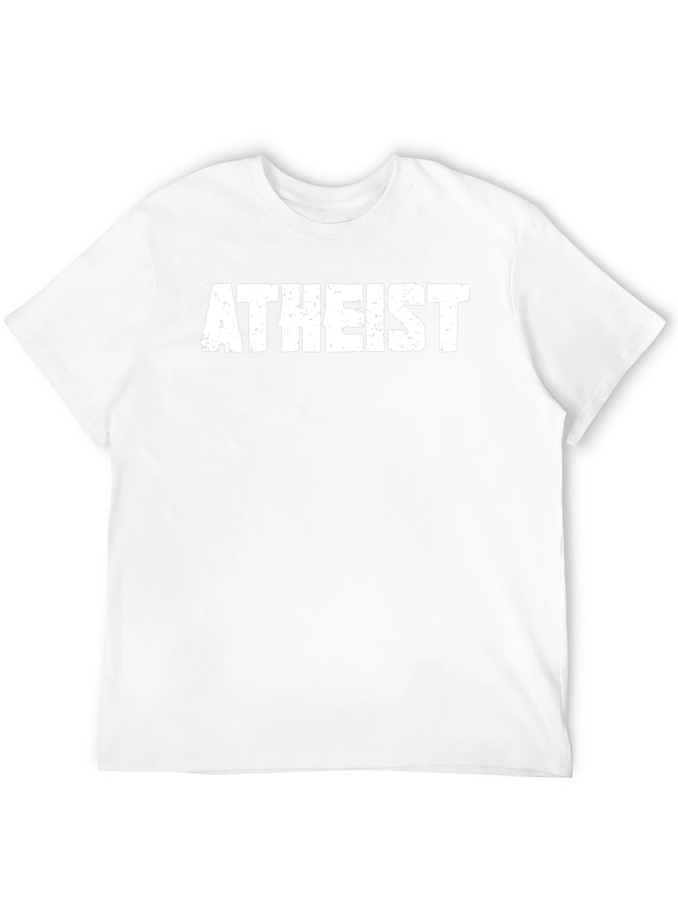 Black Atheist Graphic T-Shirt - Bold Statement Tee view 12