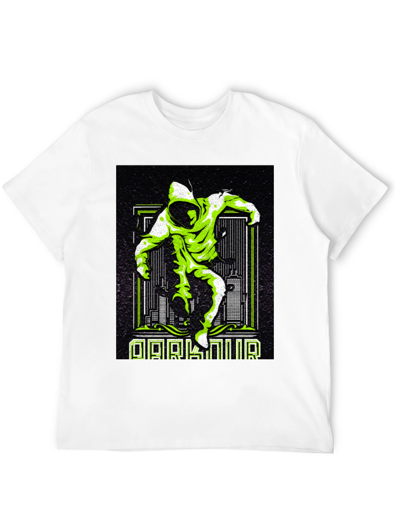 Black Urban Style Graphic Print Tee view 12