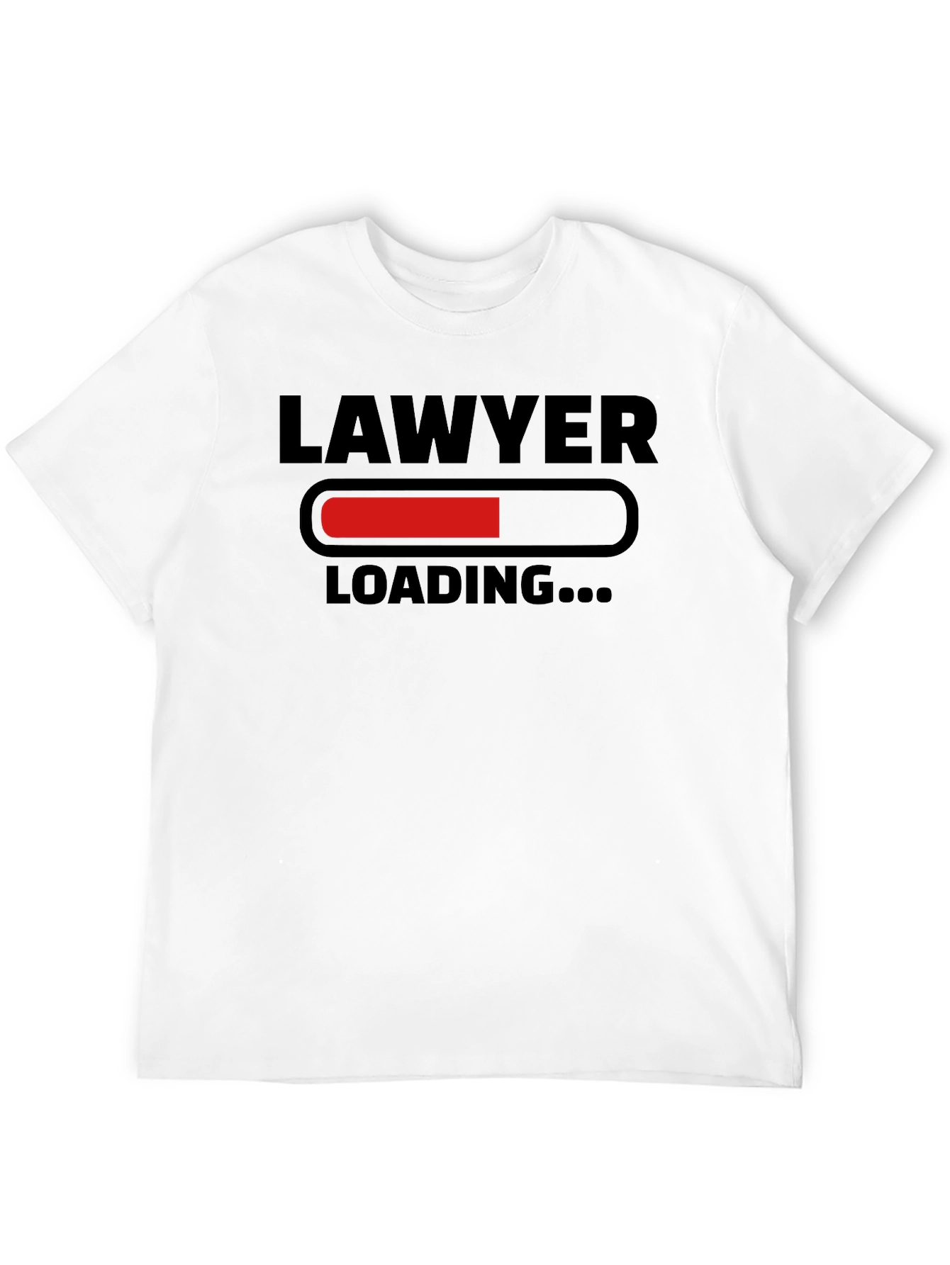 Black Lawyer Loading Funny T-Shirt view 12