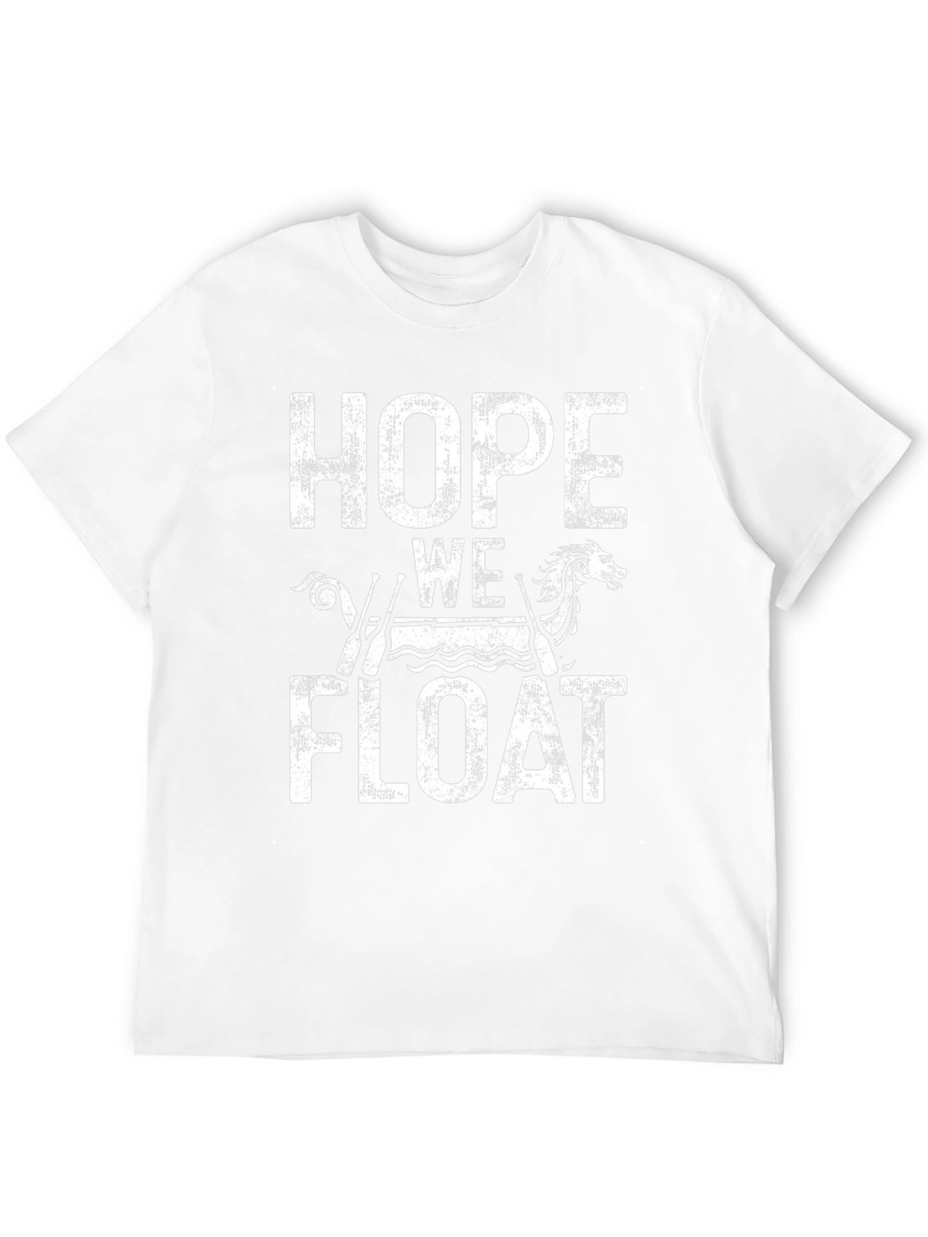 Black Hope We Float Graphic Tee - Novelty T-Shirt view 12