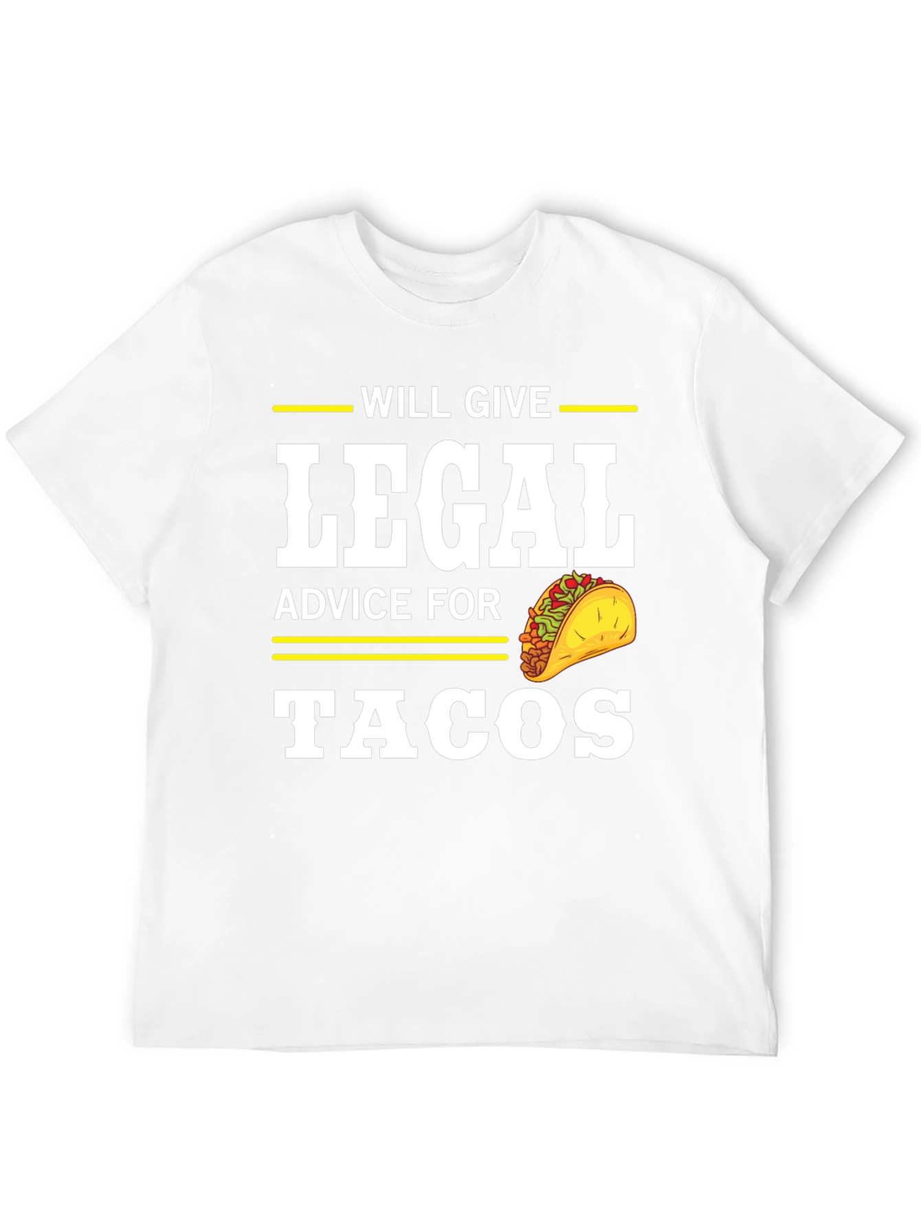 Black Will Give Legal Advice for Tacos T-Shirt view 12