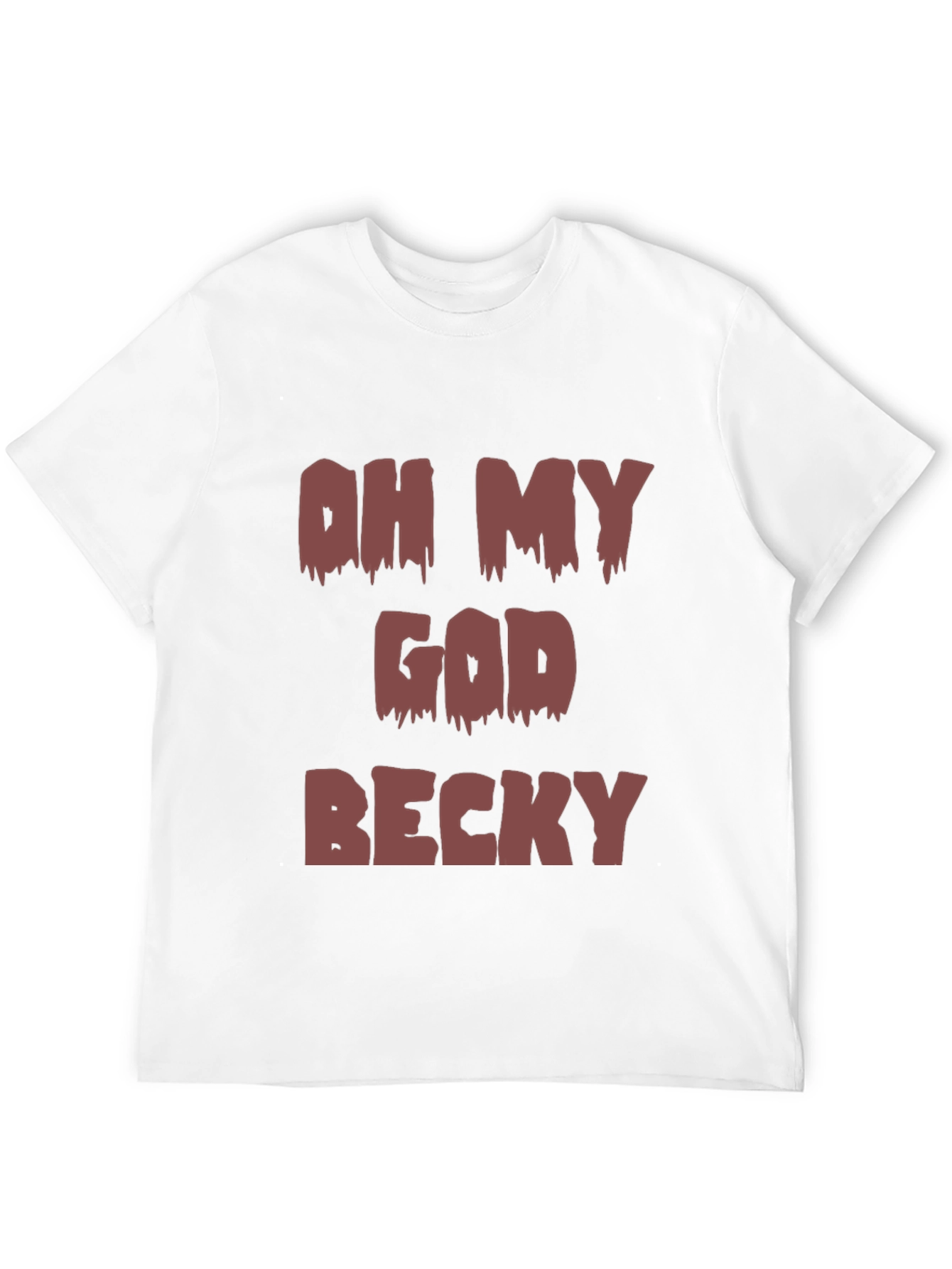 Black Oh My God Becky Graphic Tee - Trendy & Fun view 12
