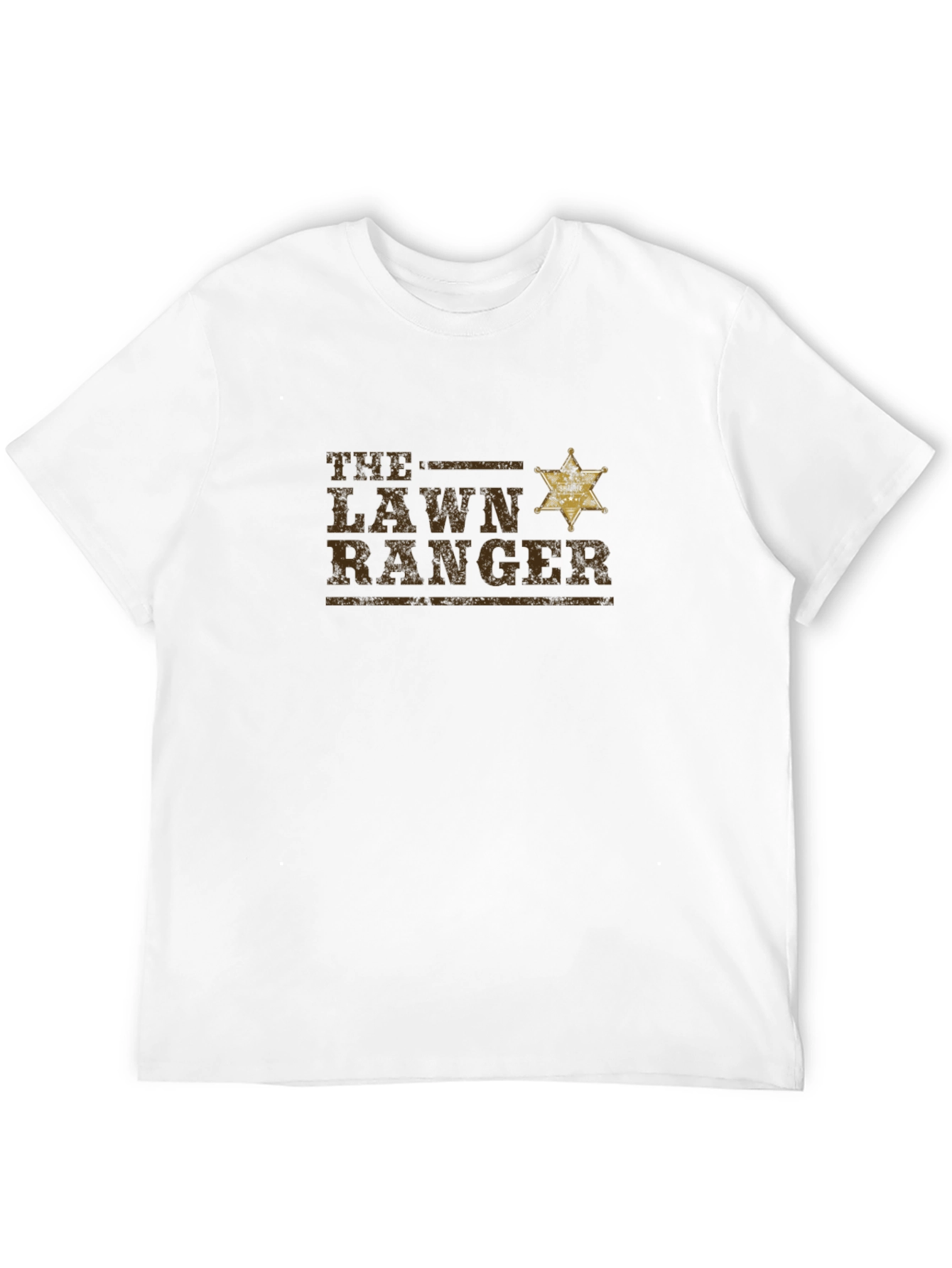 Black Lawn Ranger Graphic T-Shirt - Black Cotton Tee view 12
