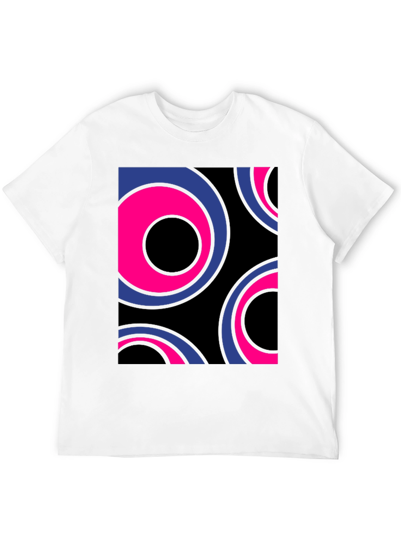 Black Retro Circle Graphic Tee - Bold Style view 12