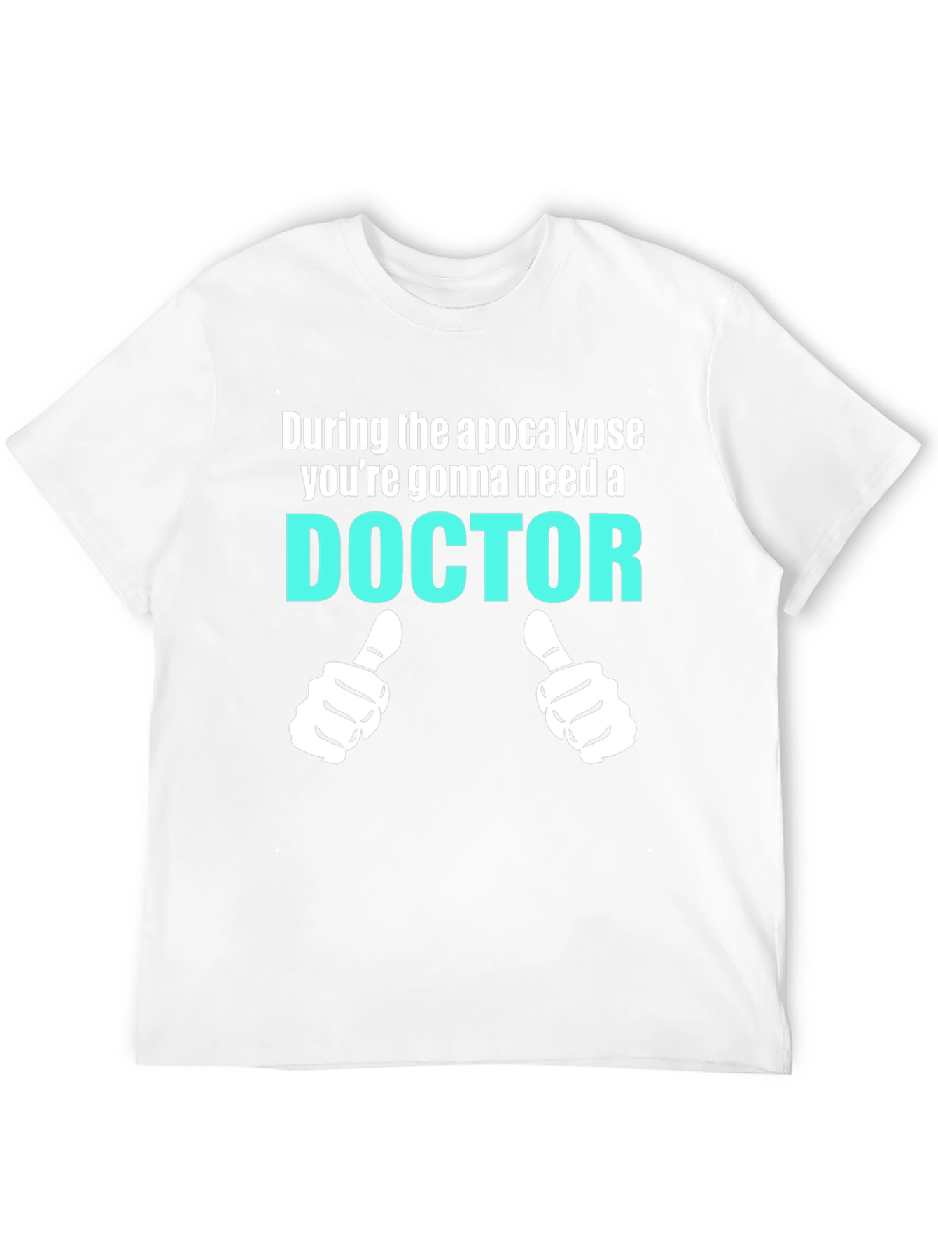 Black Apocalypse Doctor T-Shirt Funny Novelty Tee view 12