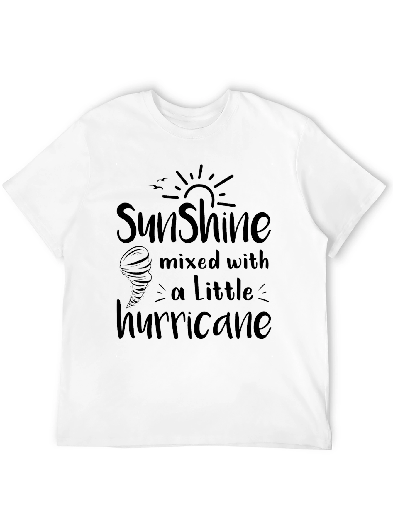 Black Sunshine & Hurricane Graphic Tee view 12