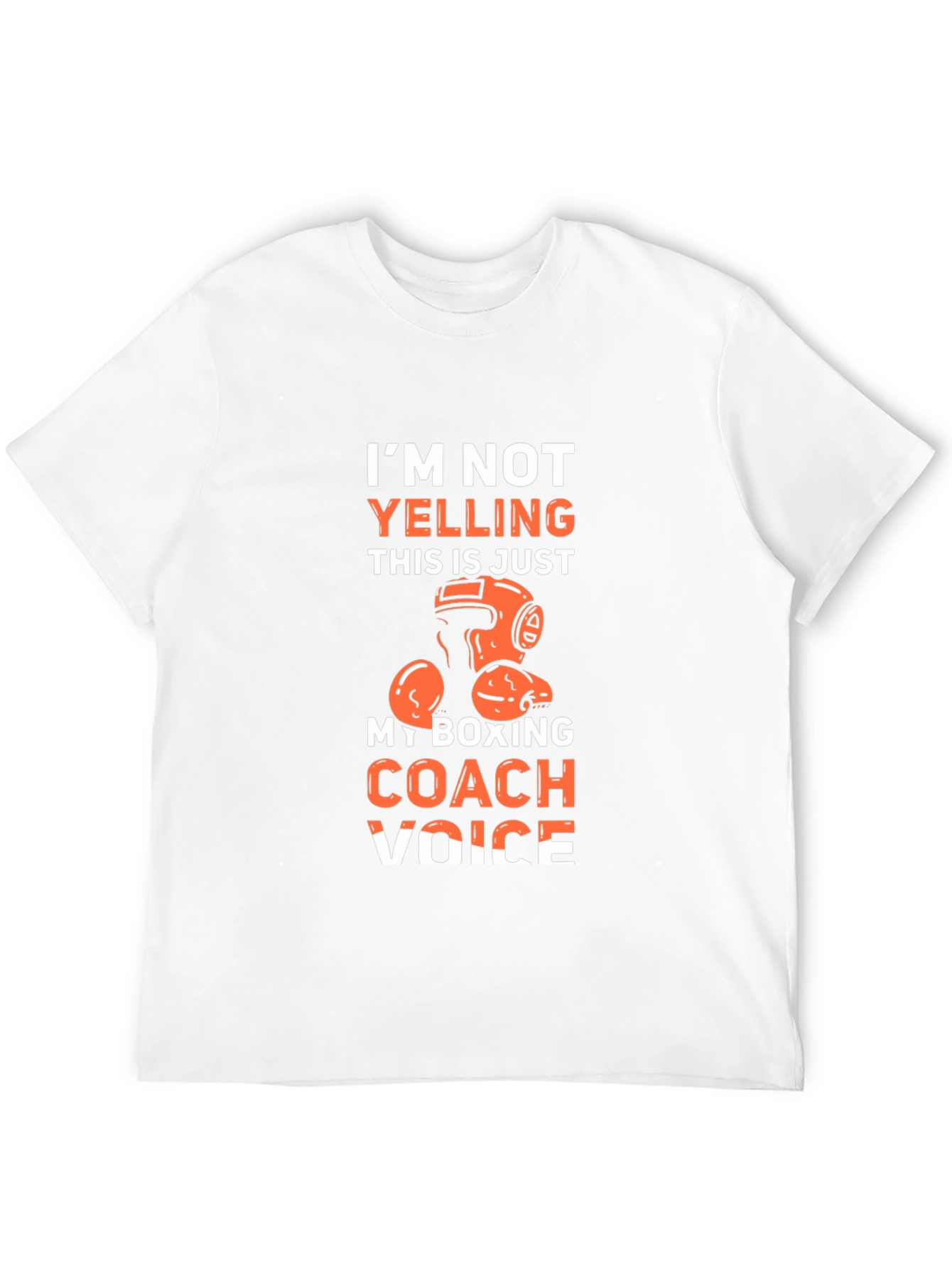 Black Boxing Coach Voice T-Shirt - Funny Boxer Tee view 12