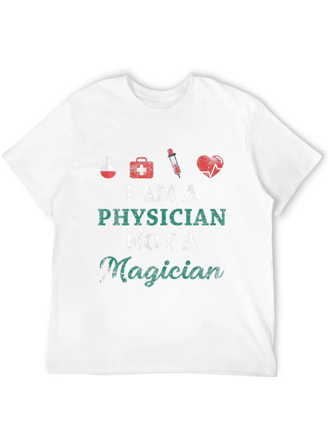 Black Physician Not A Magician Graphic Tee view 12