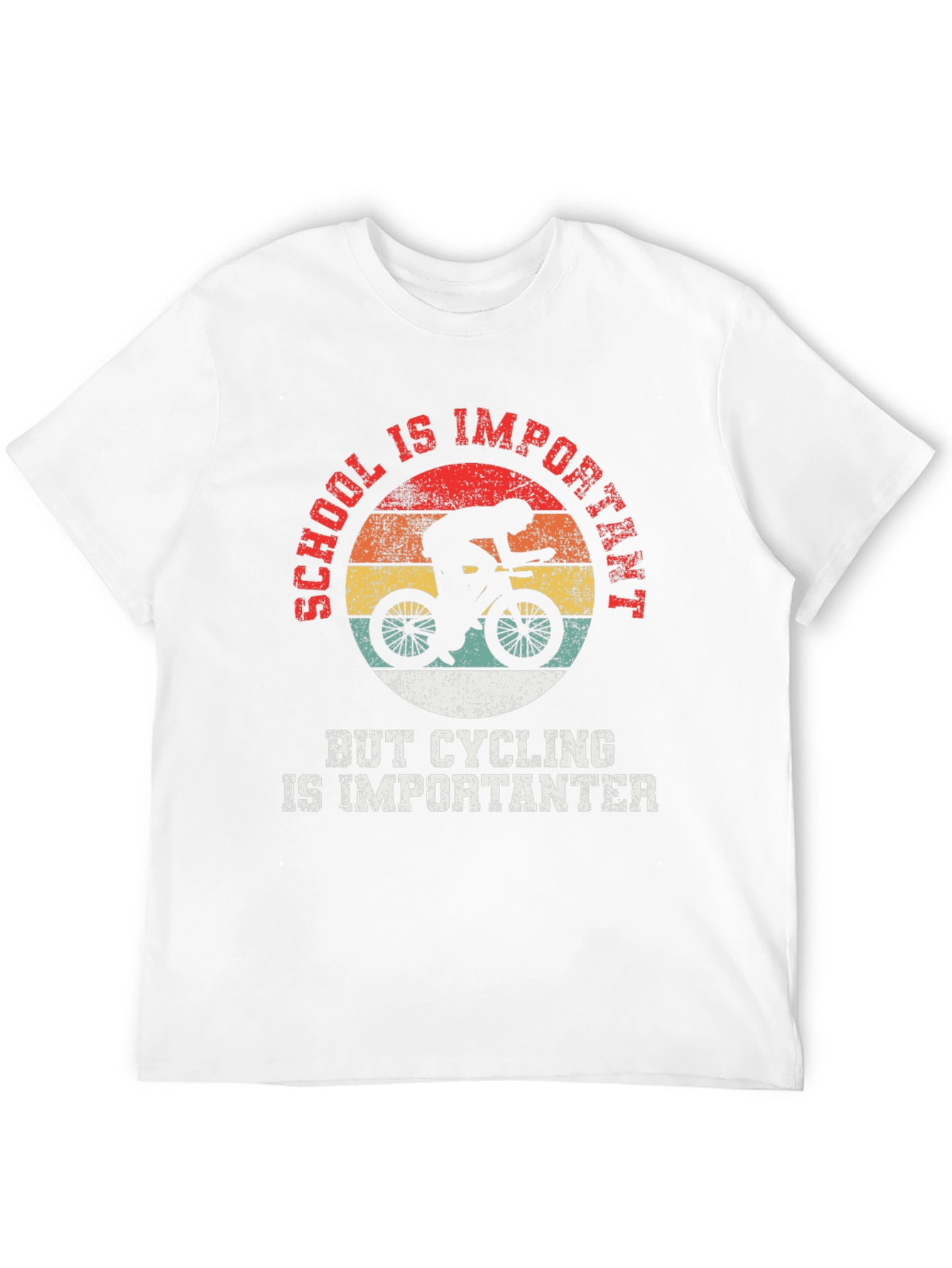 Black Cycling is Importanter T-Shirt view 12