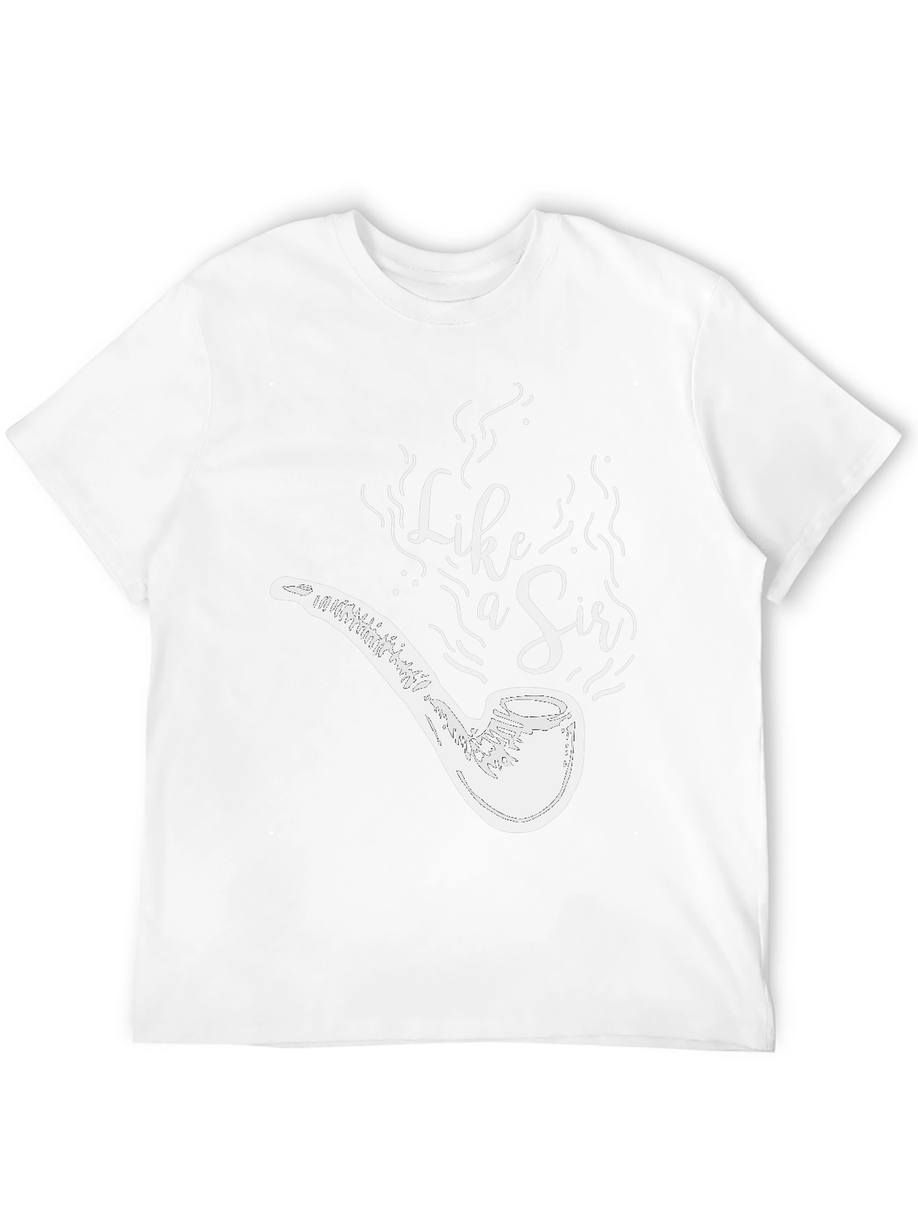 Black Like a Sir Pipe Graphic Black T-Shirt view 12