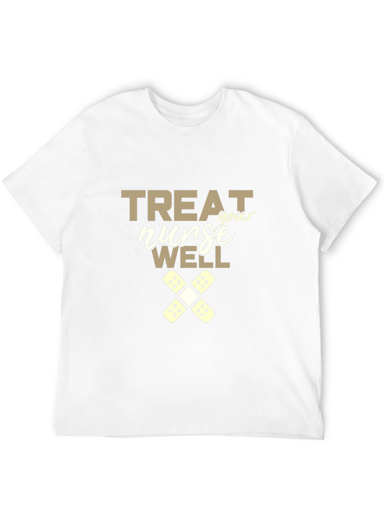 Black Treat Your Nurse Well Graphic Tee view 12