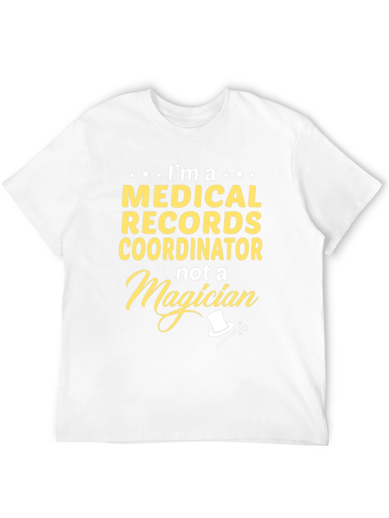 Black Medical Records Coordinator Graphic T-Shirt view 12