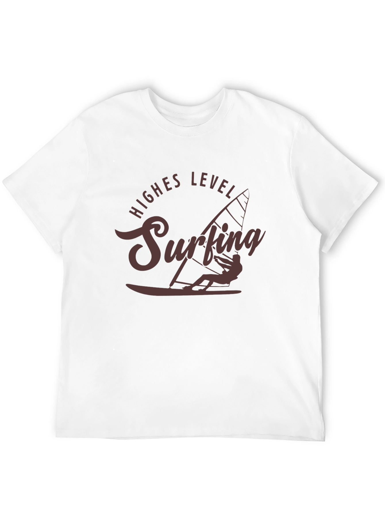 Black Surfing T-Shirt - Highest Level Design, Casual Wear view 12