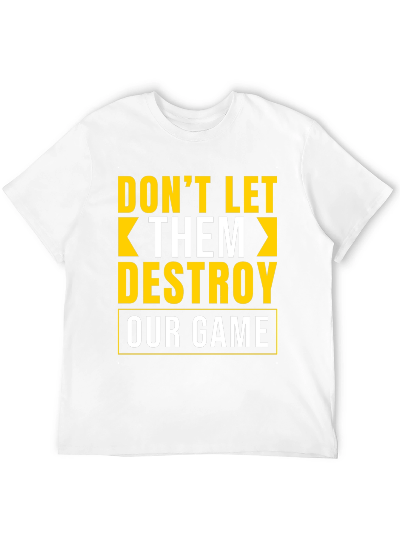 Black Don't Let Them Destroy Our Game Graphic Tee view 12