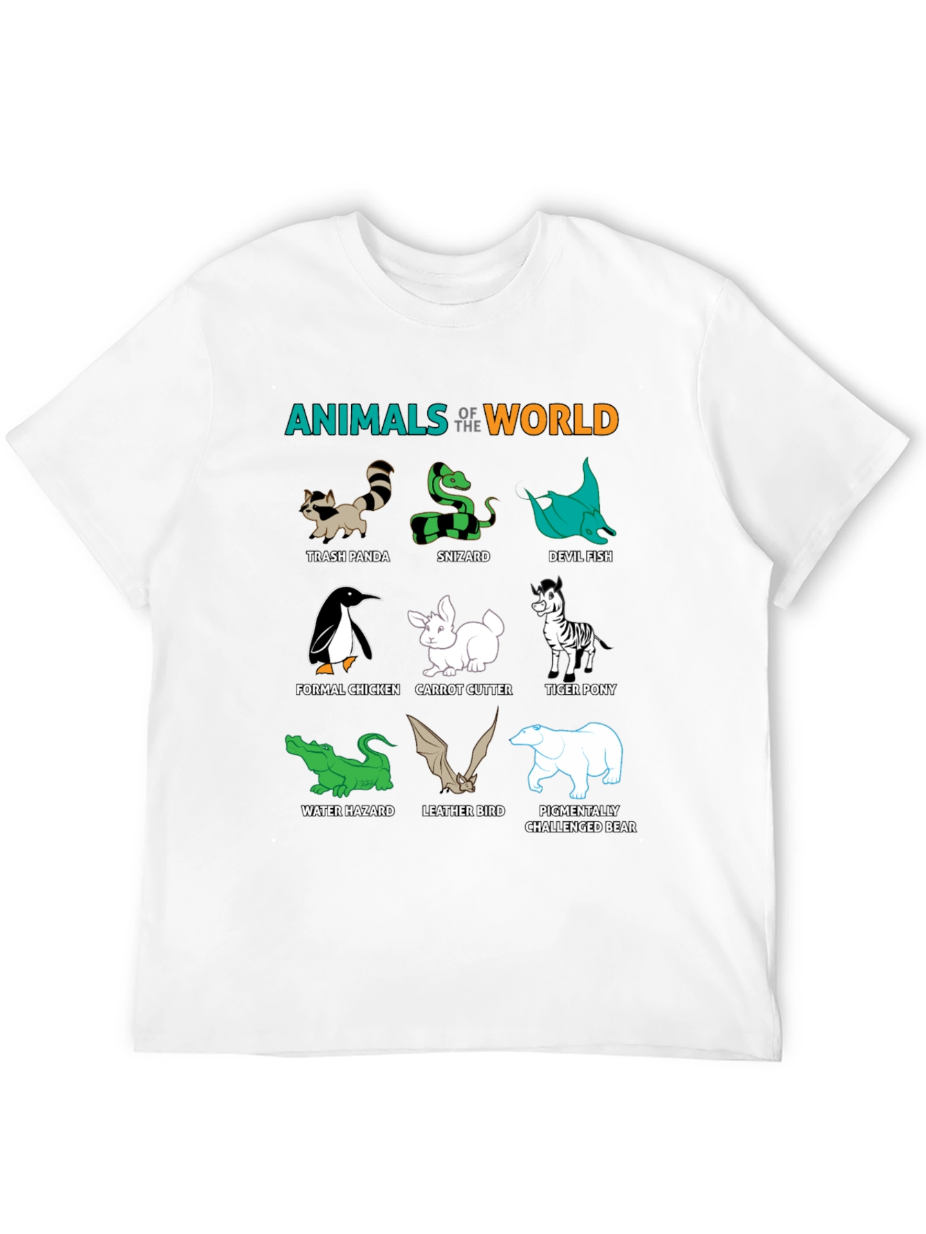 Black Funny Animal Pun T-Shirt view 12