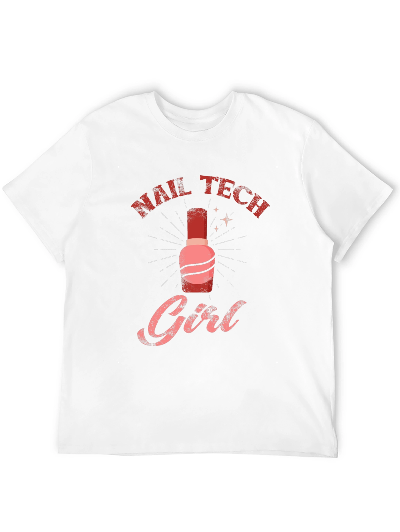 Black Nail Tech Girl T-Shirt - Stylish & Comfortable view 12