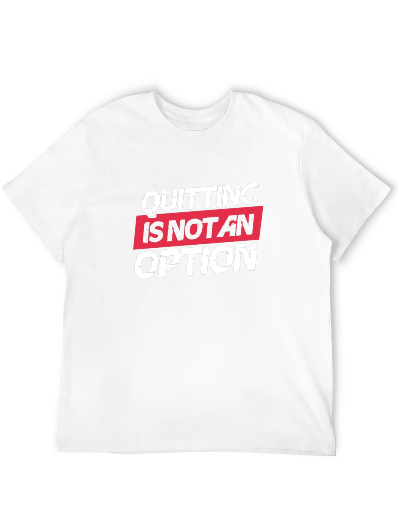 Black Quitting Is Not An Option Black Tee Shirt view 12